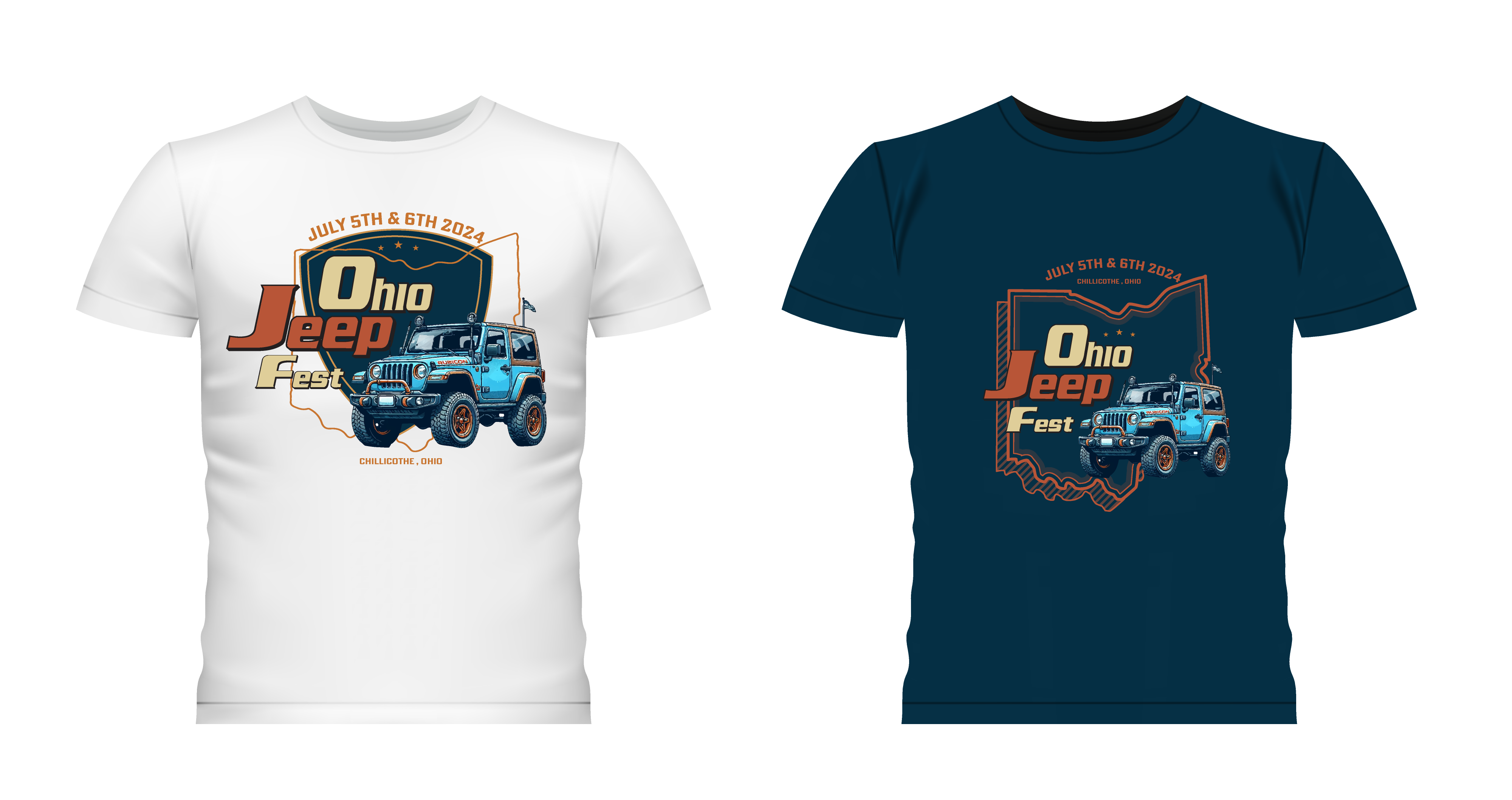 T-shirt Design by Kristina Andonoff for Ohio Jeep Fest | Design #32344848