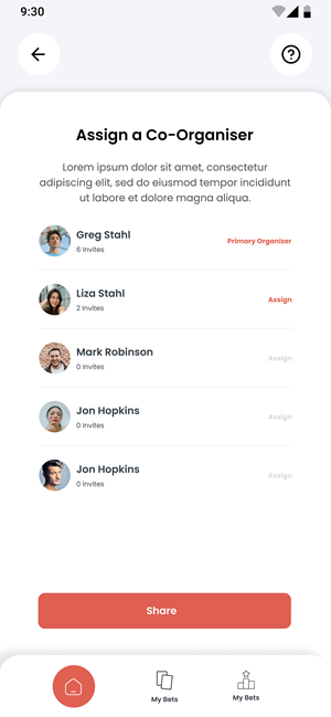 App Design by Praveen Dehury for this project | Design: #32337629