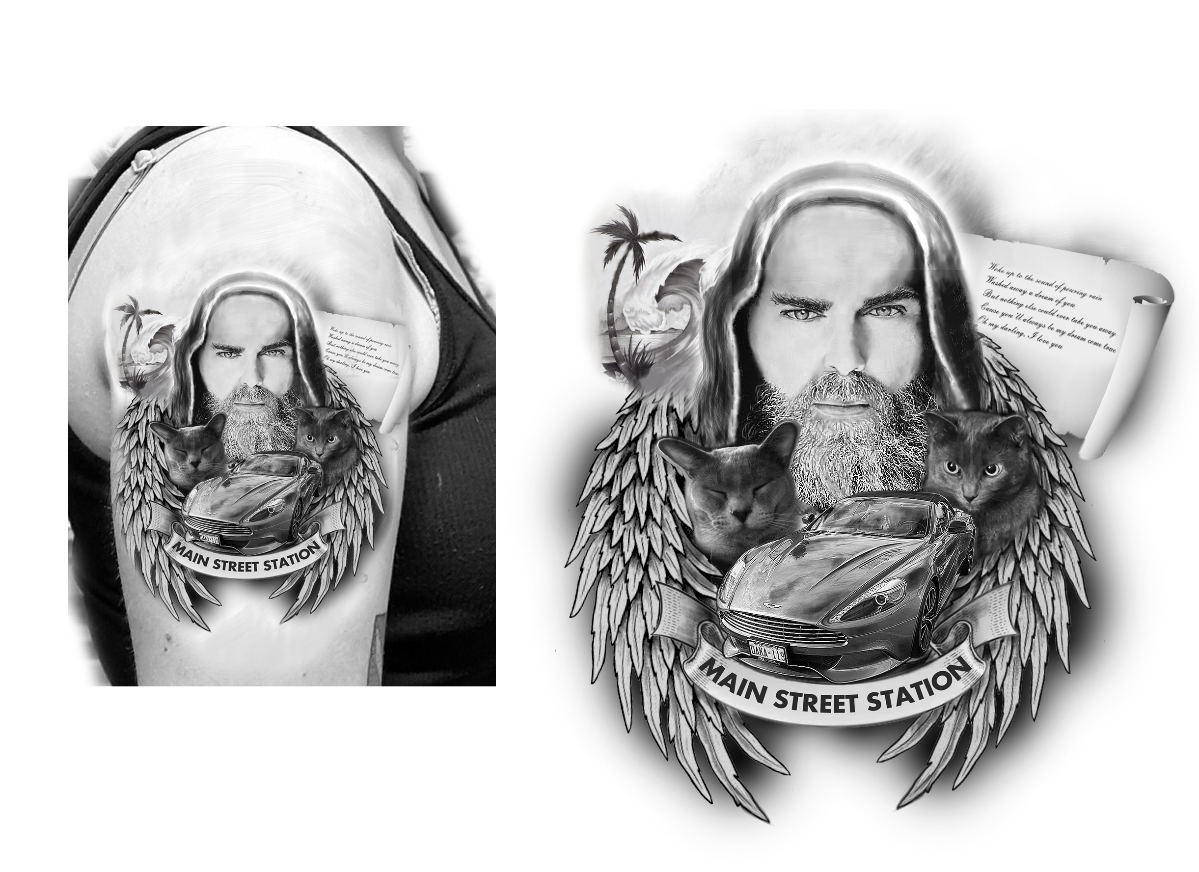 Tattoo Design by Jamal 12 for this project | Design #32331390