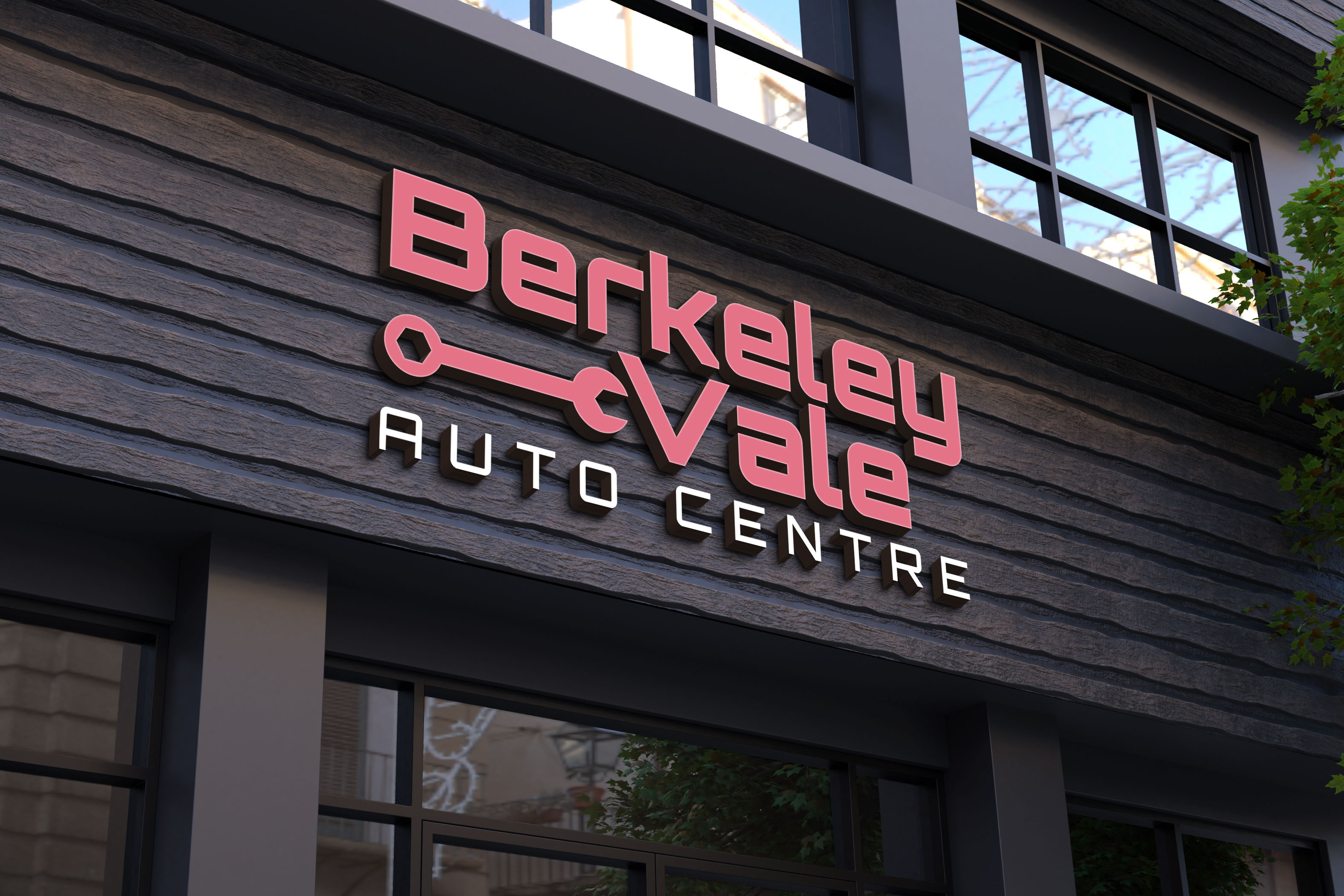 Logo Design by Kavth for Berkeley Vale Auto Centre | Design #32342688