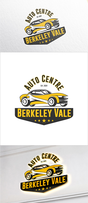 Logo Design by Soul Light for Berkeley Vale Auto Centre | Design: #32329603