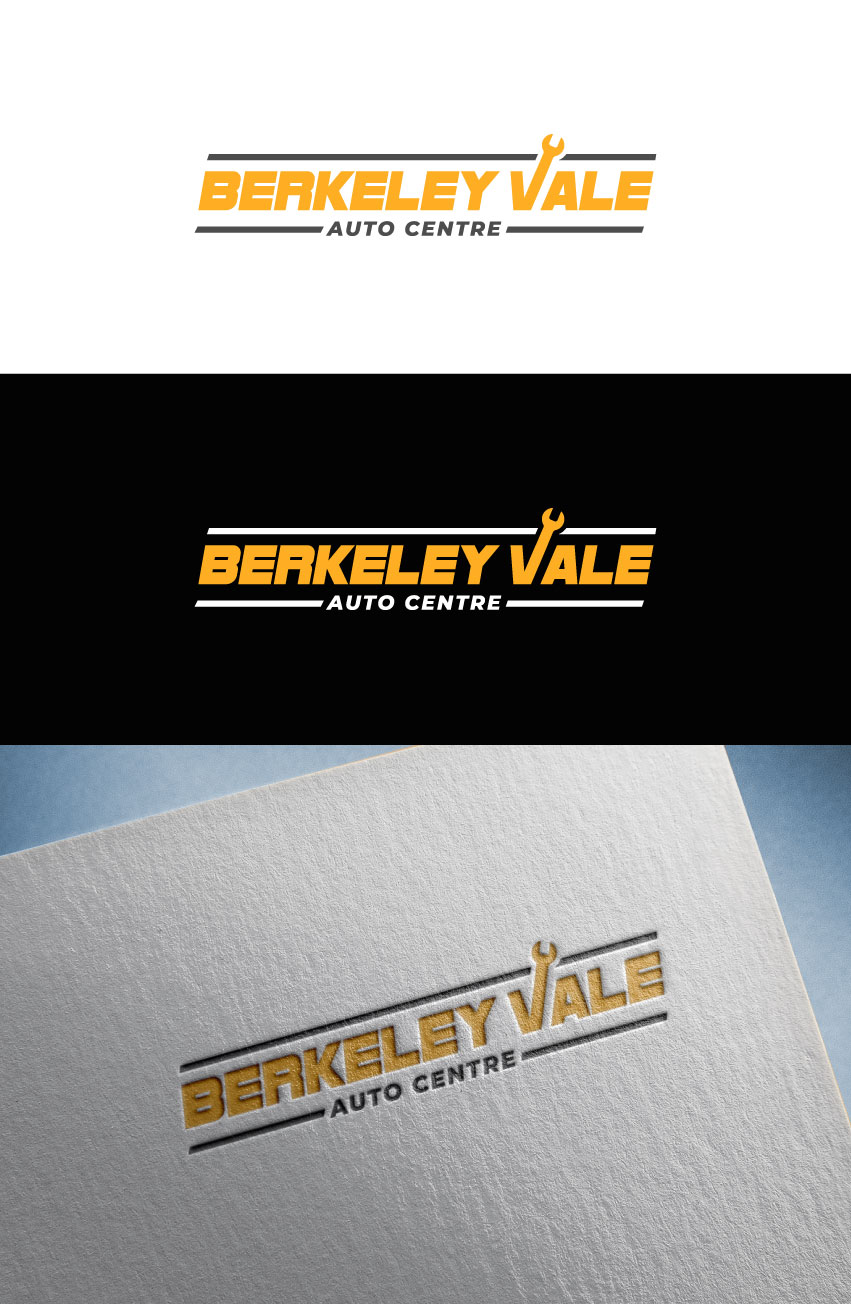 Logo Design by flora.c design for Berkeley Vale Auto Centre | Design #32330678