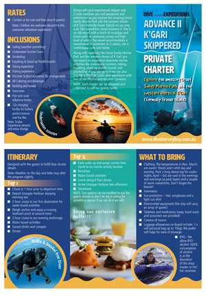 Graphic Design by LOM for Hervey Bay Dive Centre | Design: #32350399