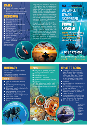 Graphic Design by LOM for Hervey Bay Dive Centre | Design: #32365580
