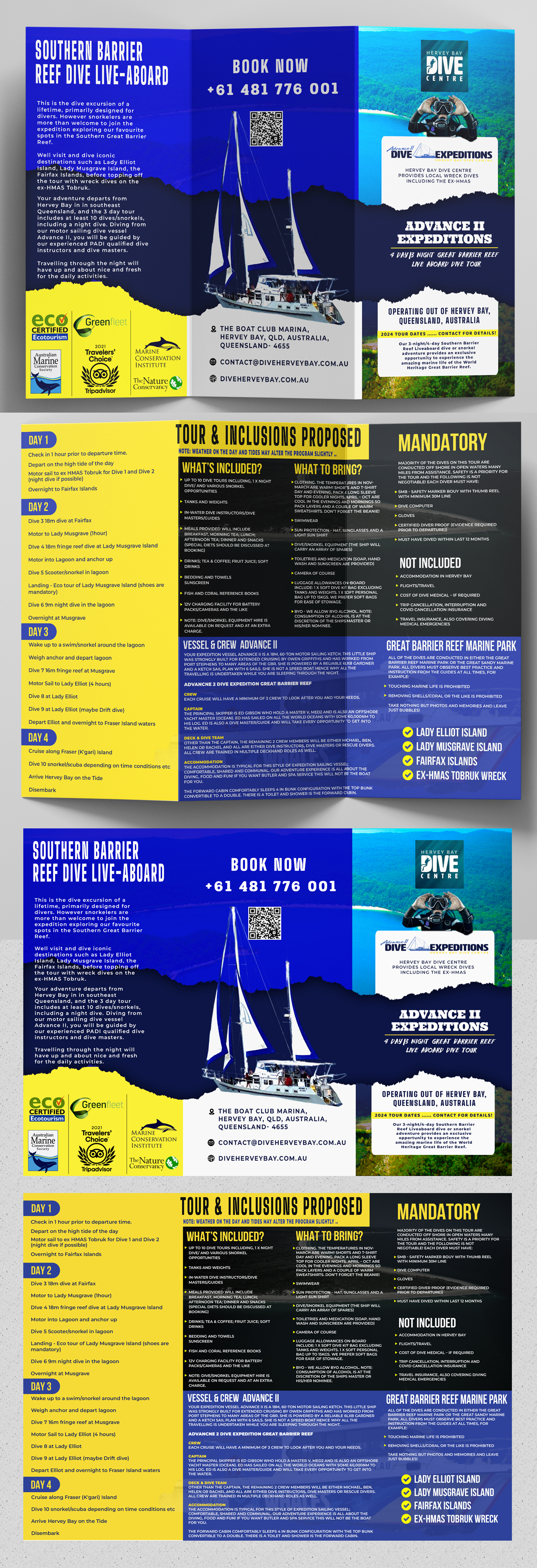 Graphic Design by Ramamoorthi Annadurai for Hervey Bay Dive Centre | Design #32329884