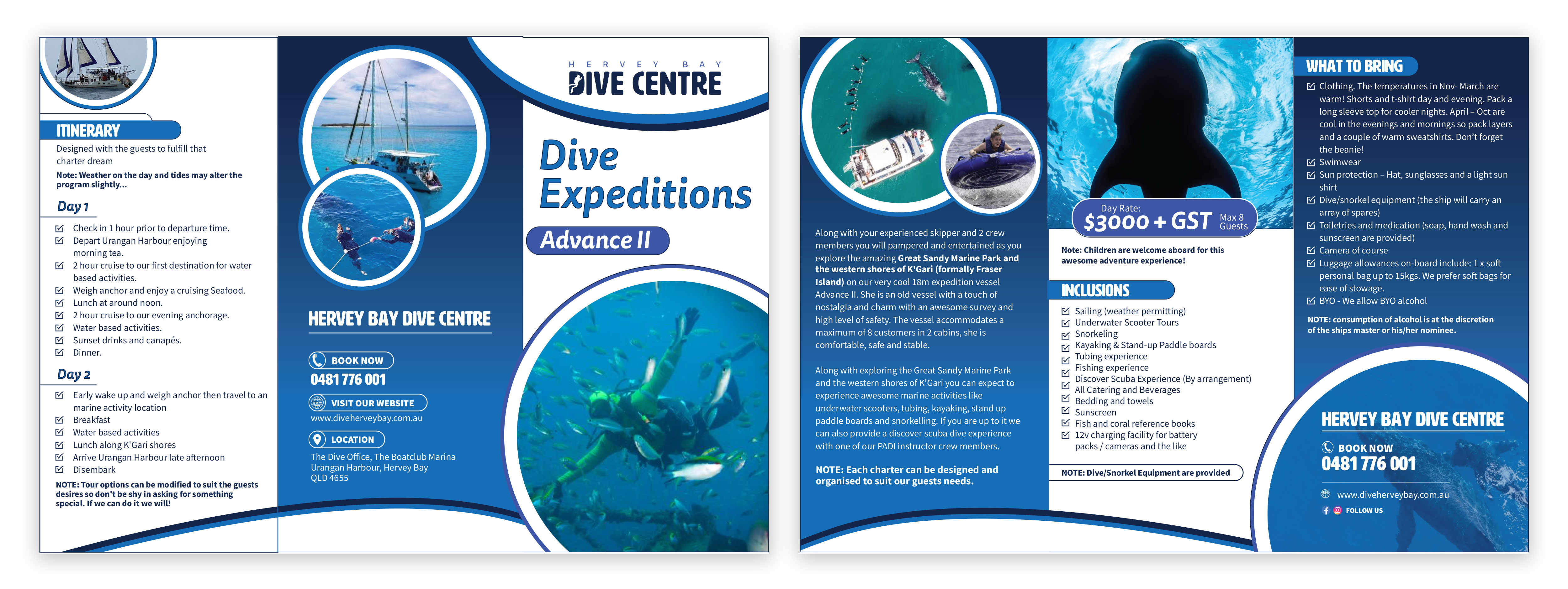 Graphic Design by Impressive Sol for Hervey Bay Dive Centre | Design #32372701