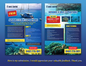 Graphic Design by Jeewz for Hervey Bay Dive Centre | Design: #32352638