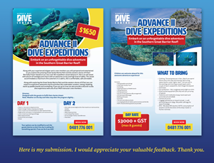 Graphic Design by Jeewz for Hervey Bay Dive Centre | Design: #32352868