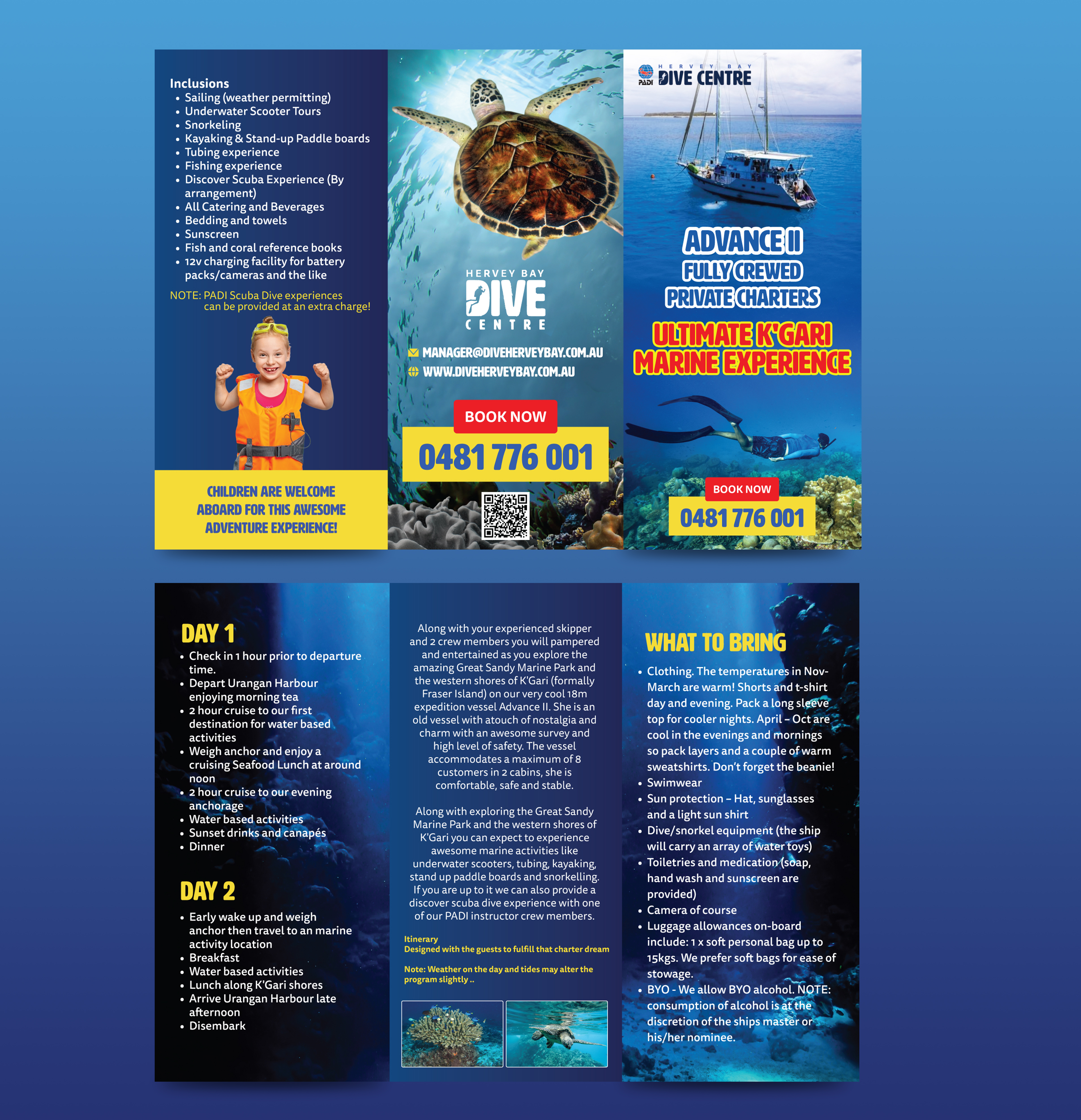 Graphic Design by Jeewz for Hervey Bay Dive Centre | Design #32422877
