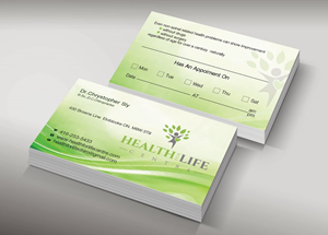 Business Card Design by Pixi Dust for Health For Life Centre | Design: #32352411