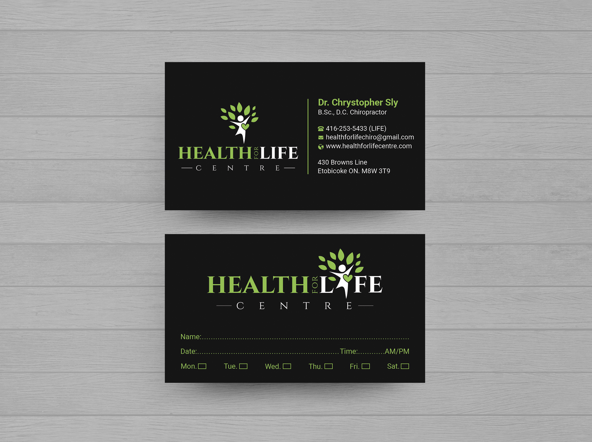 Diseño de Tarjeta de Presentación por Expert Bappy para Health For Life Centre | Diseño #32326263