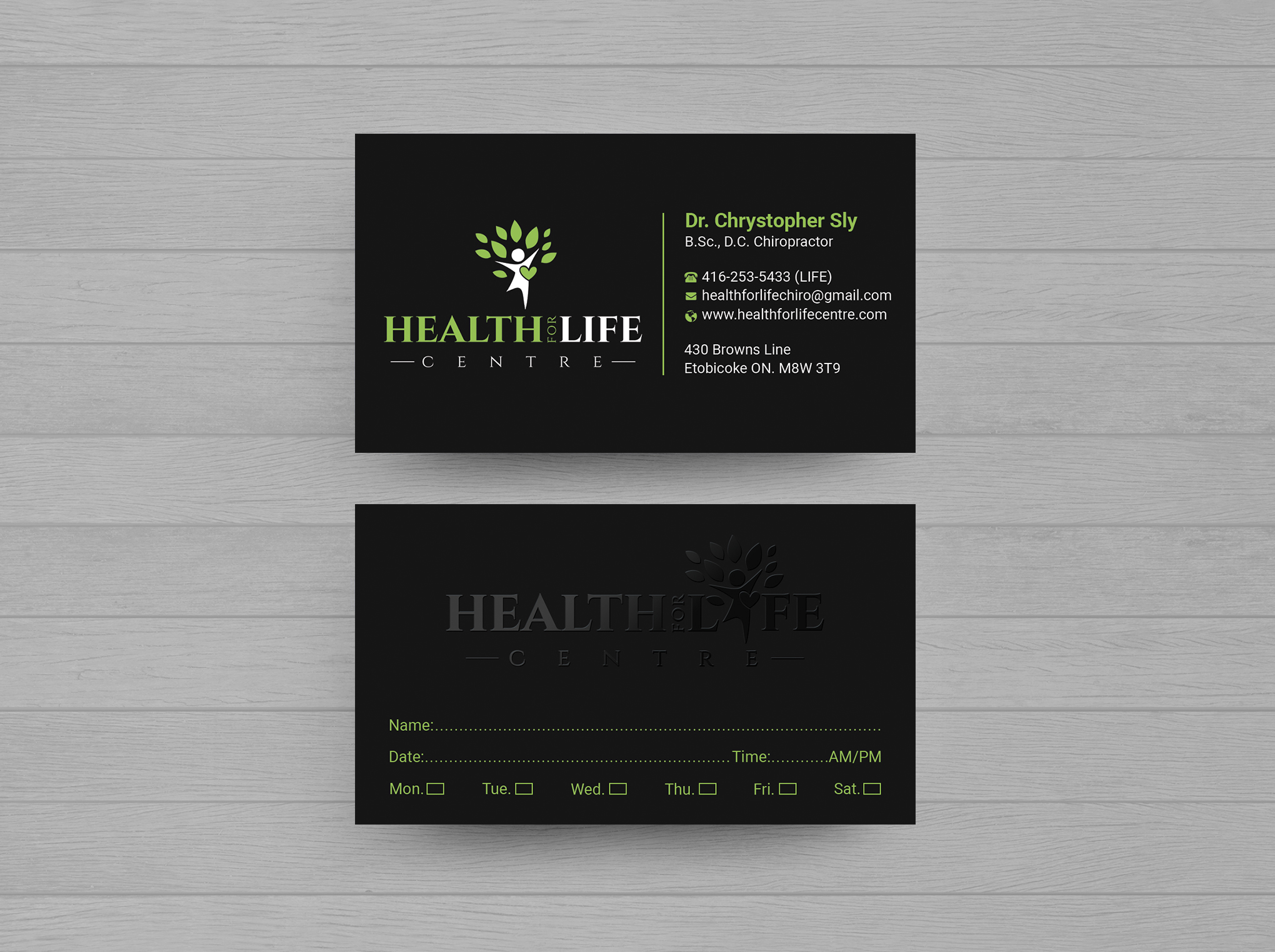 Diseño de Tarjeta de Presentación por Expert Bappy para Health For Life Centre | Diseño #32326283