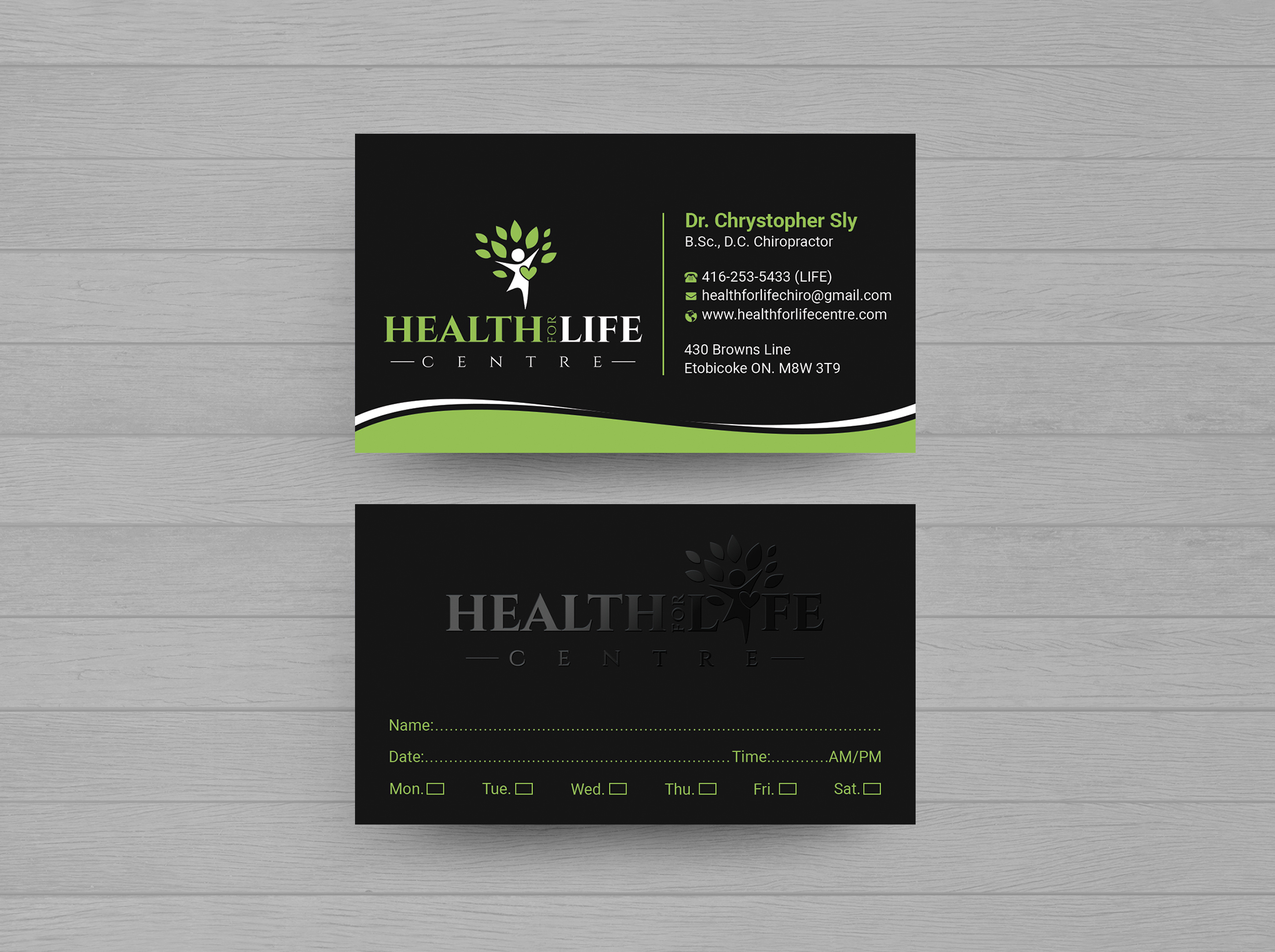 Diseño de Tarjeta de Presentación por Expert Bappy para Health For Life Centre | Diseño #32326327