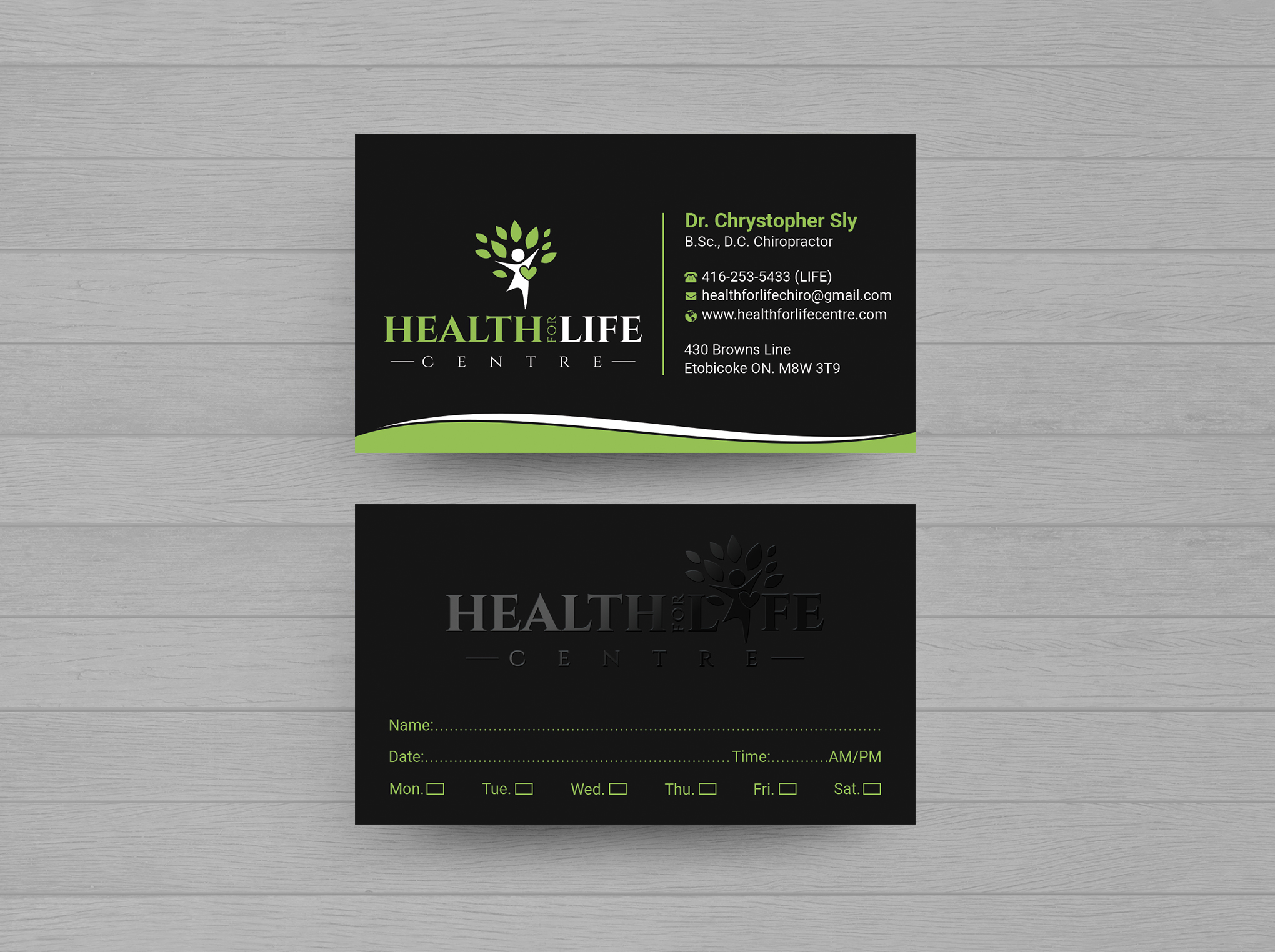 Diseño de Tarjeta de Presentación por Expert Bappy para Health For Life Centre | Diseño #32326329