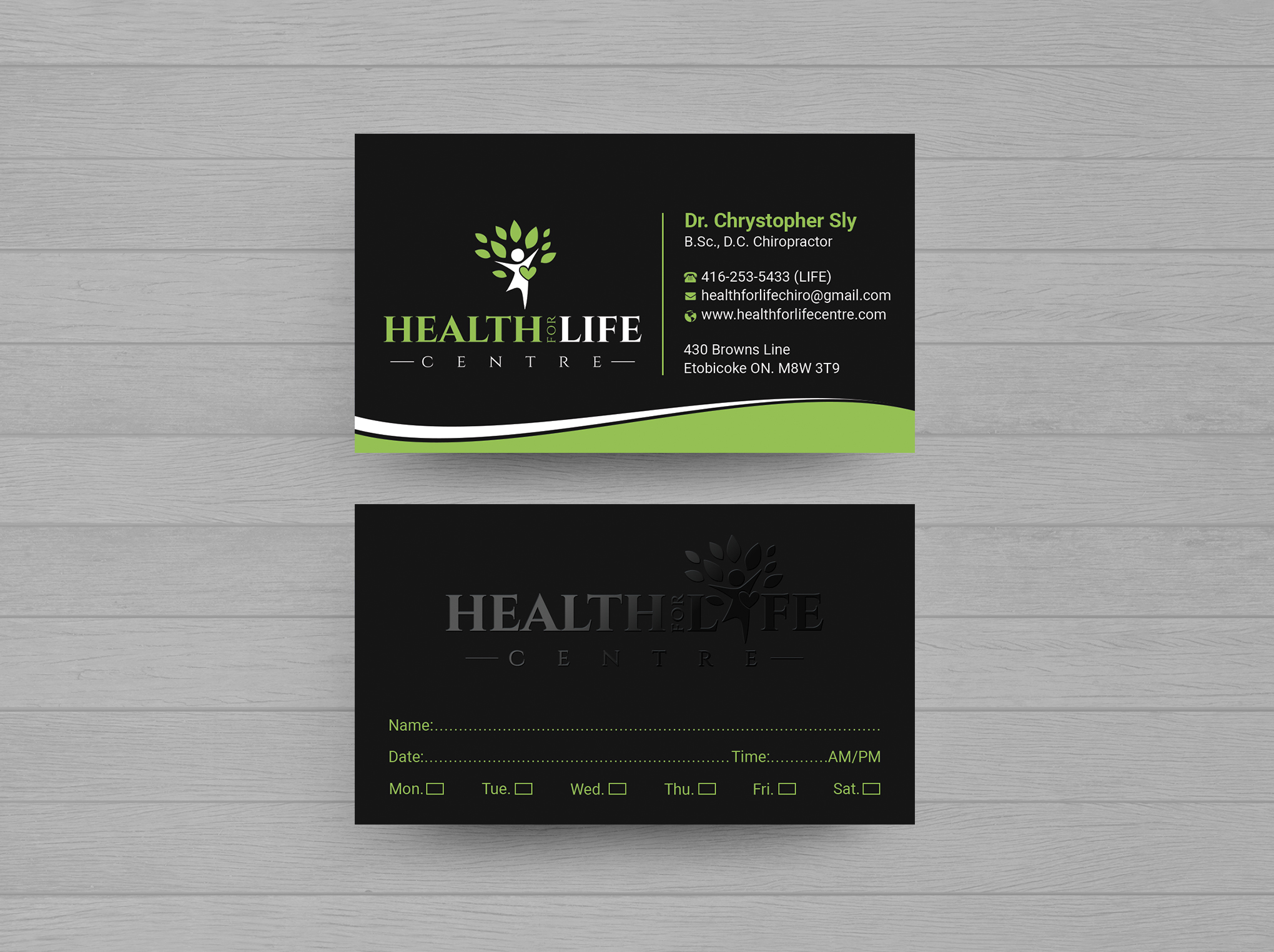 Diseño de Tarjeta de Presentación por Expert Bappy para Health For Life Centre | Diseño #32326330