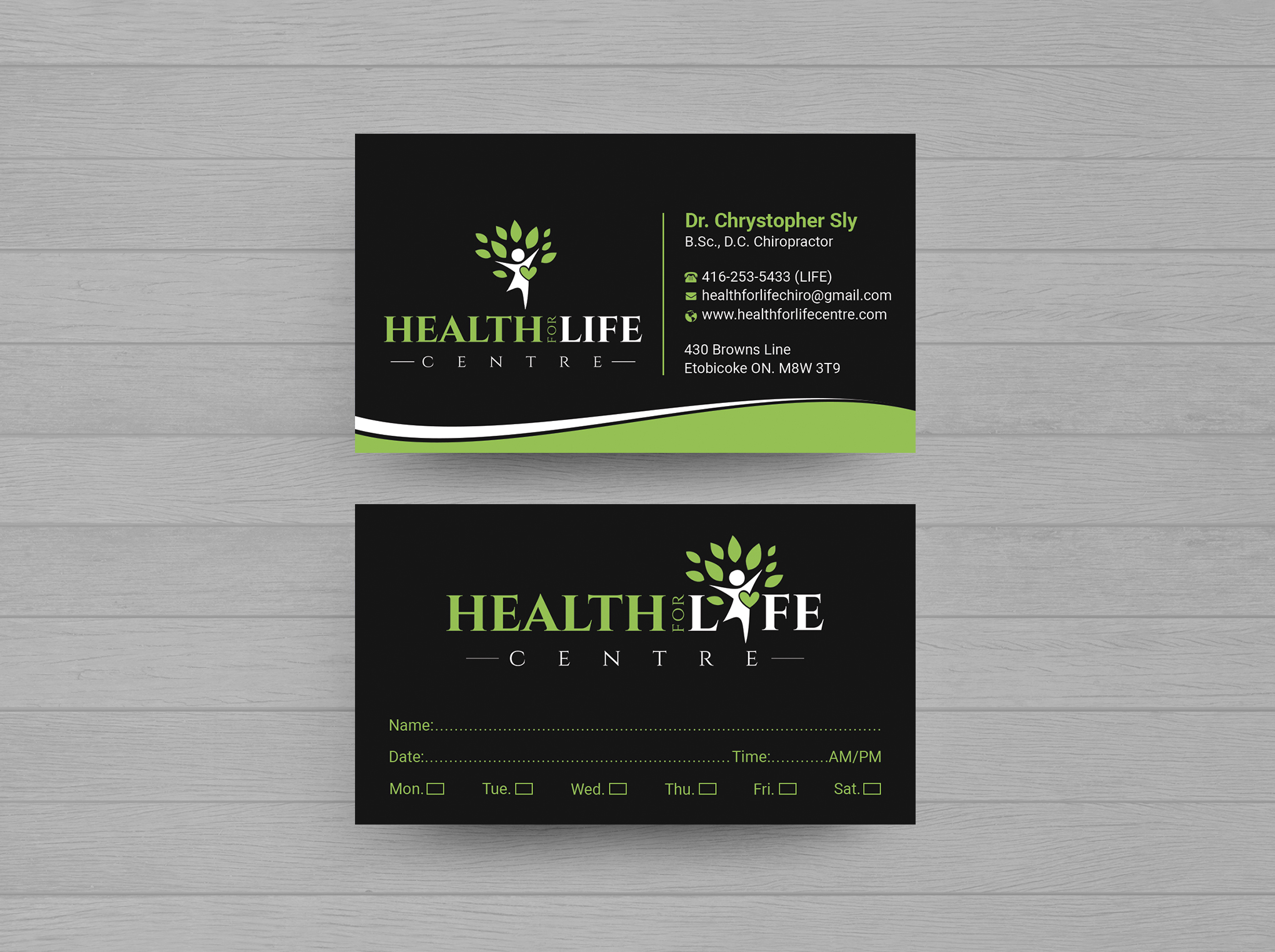 Diseño de Tarjeta de Presentación por Expert Bappy para Health For Life Centre | Diseño #32326331