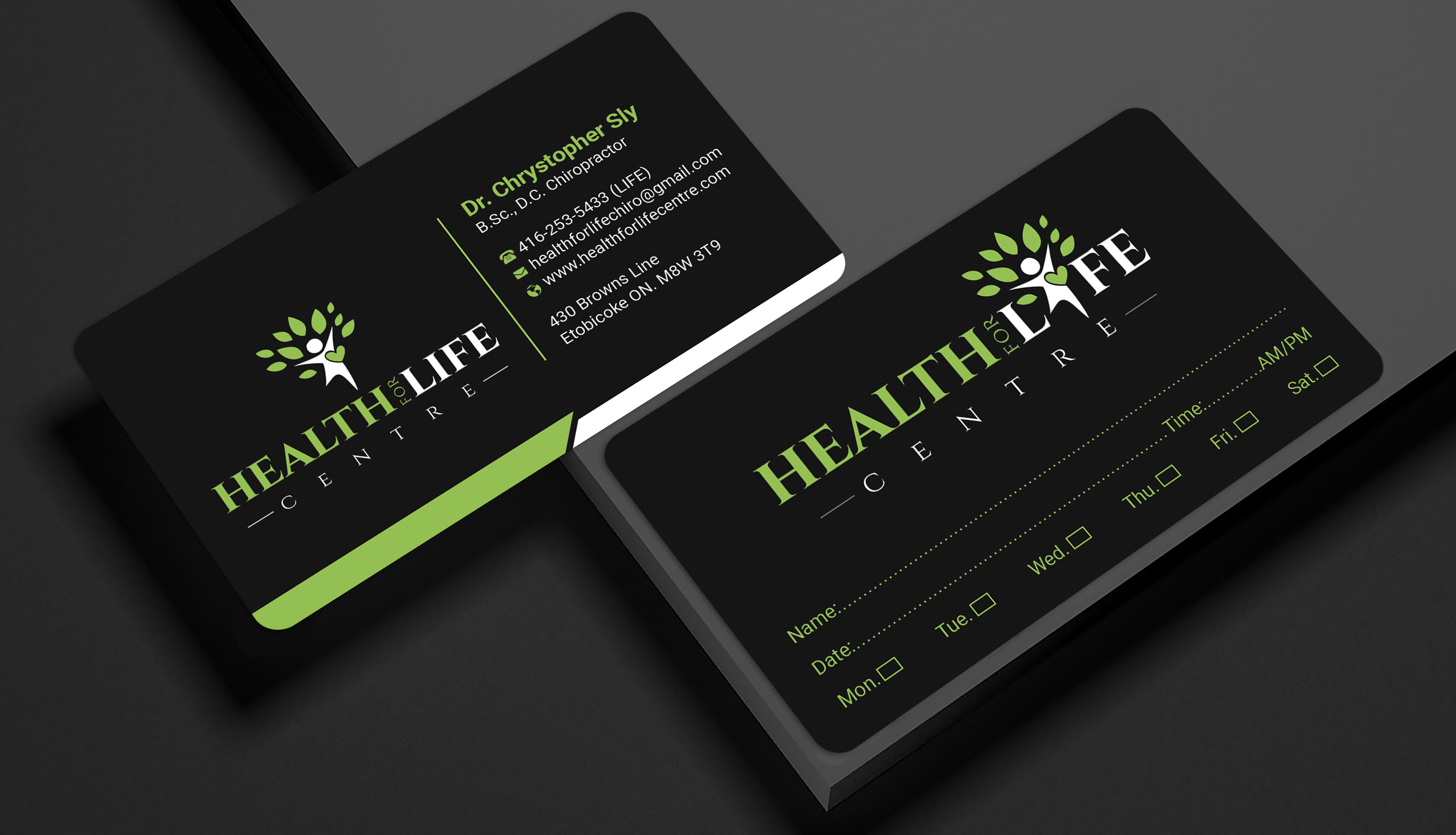 Diseño de Tarjeta de Presentación por Expert Bappy para Health For Life Centre | Diseño #32326428