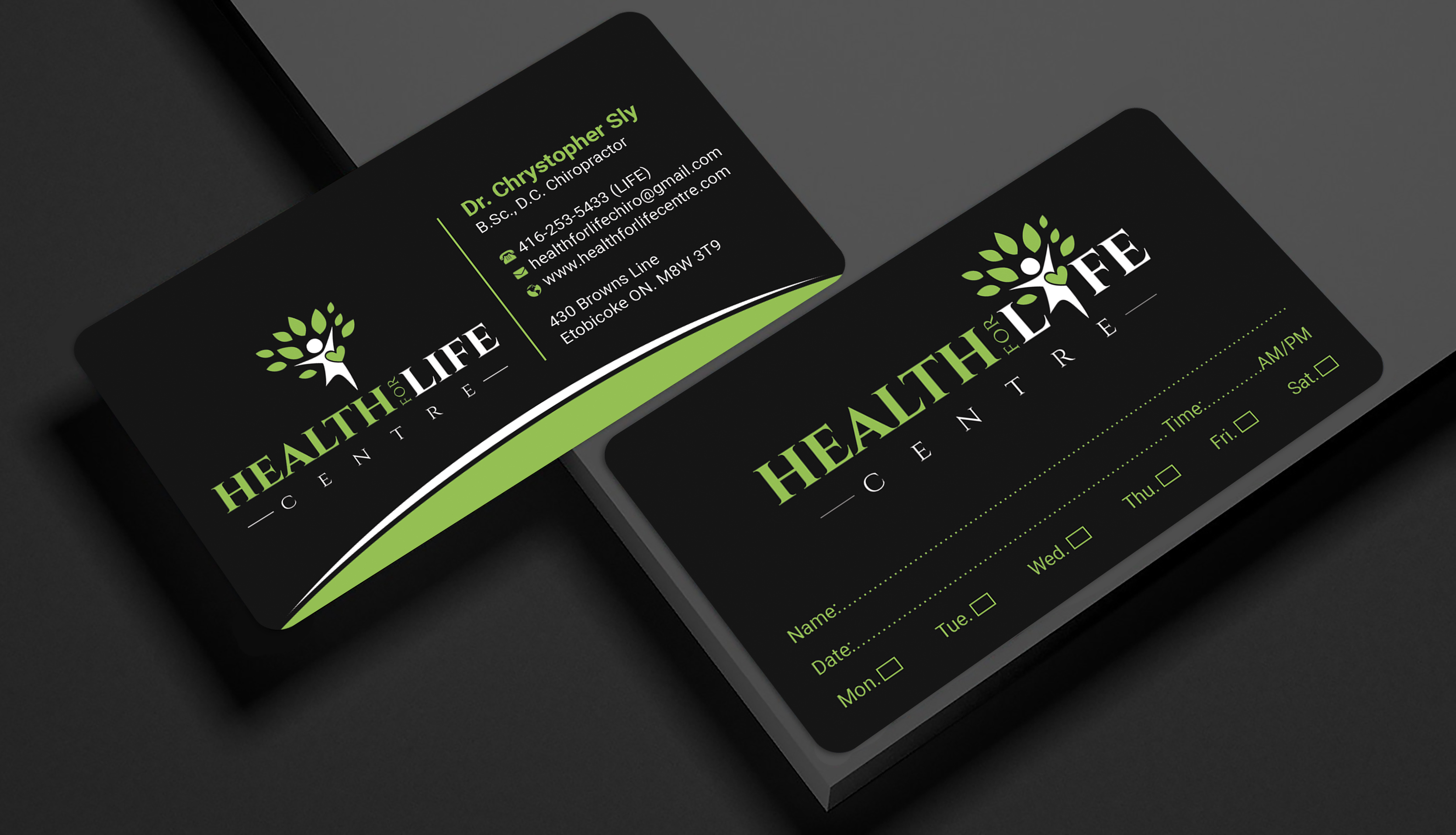 Diseño de Tarjeta de Presentación por Expert Bappy para Health For Life Centre | Diseño #32326429