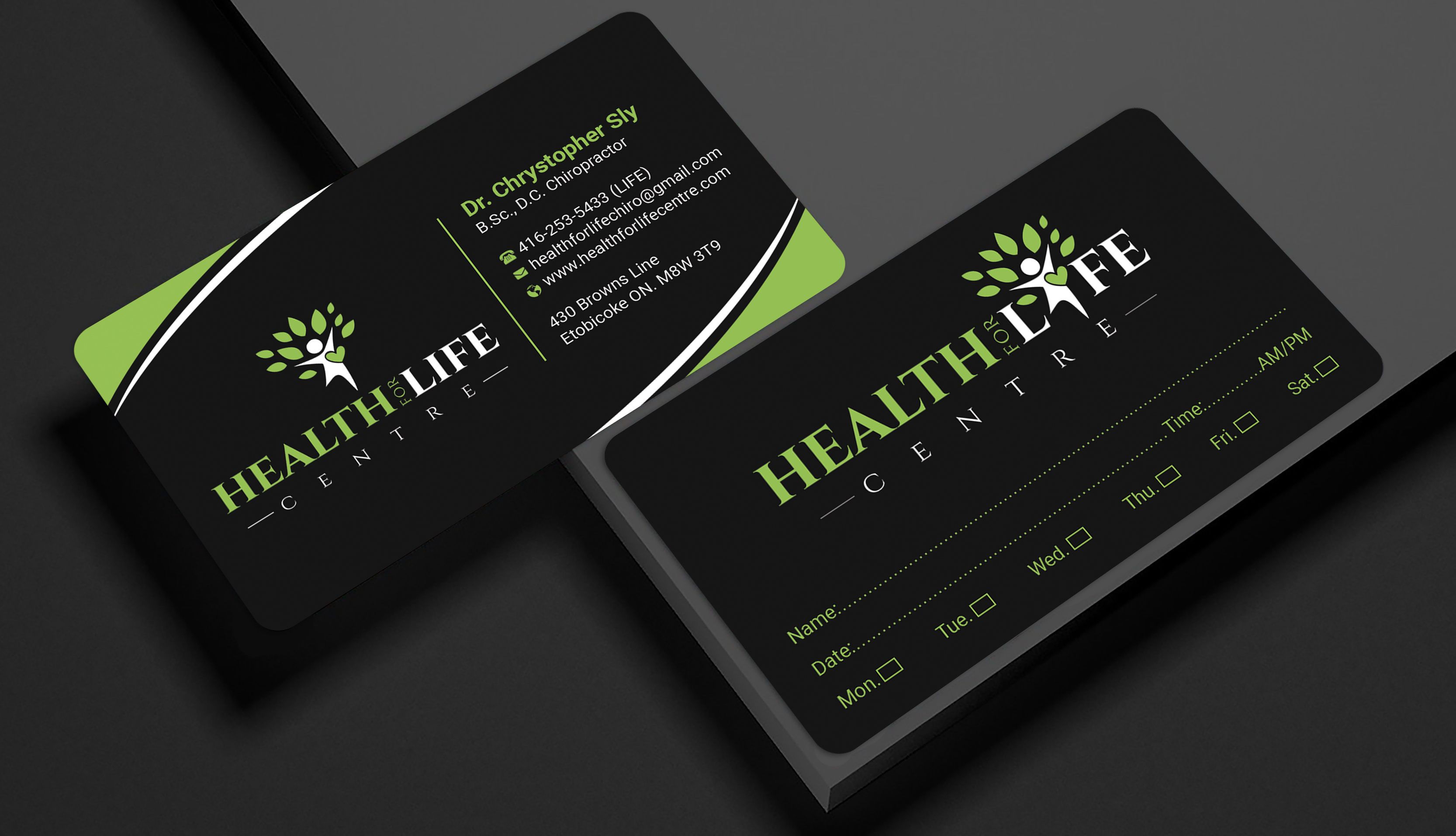 Diseño de Tarjeta de Presentación por Expert Bappy para Health For Life Centre | Diseño #32326512