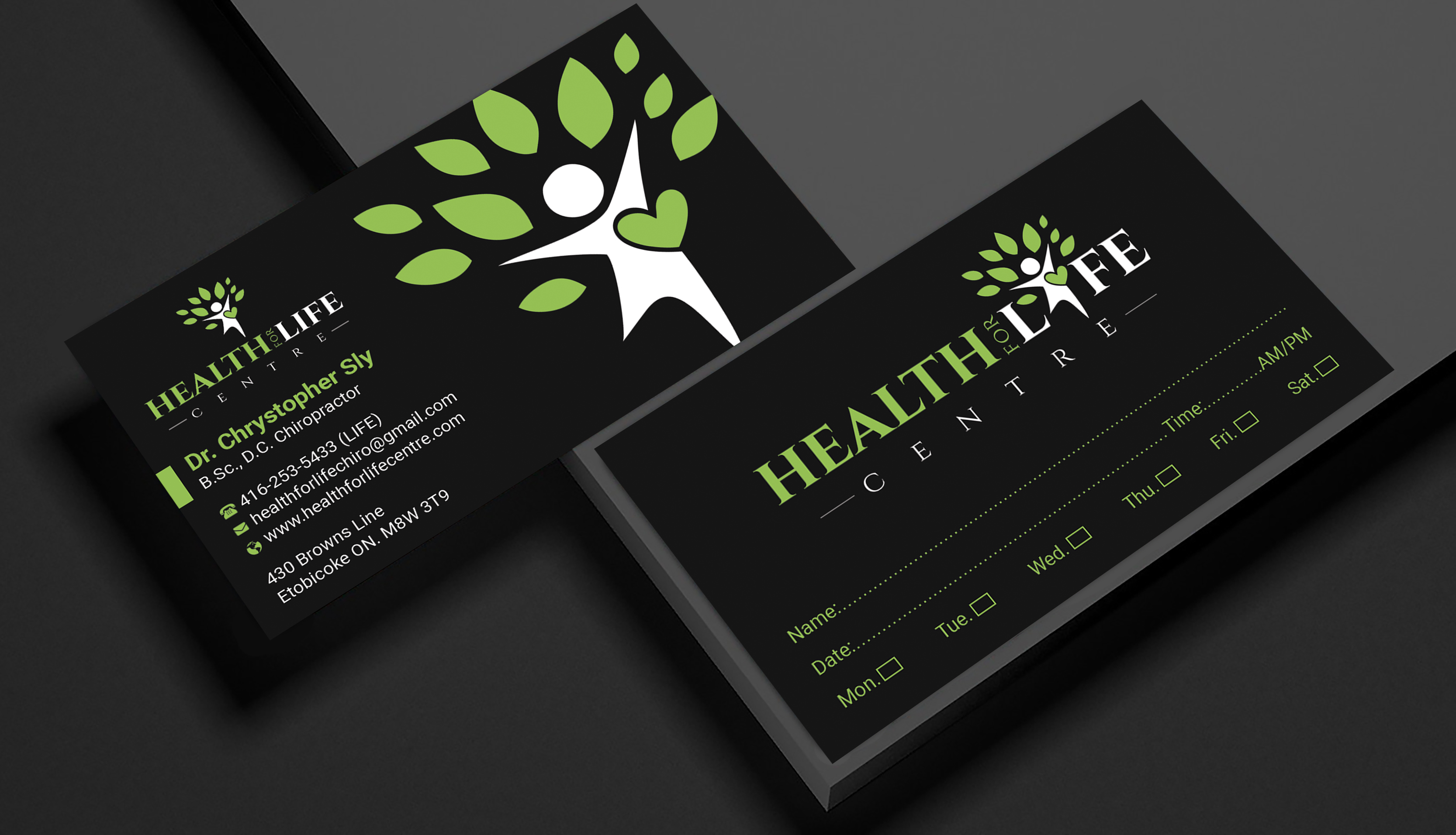 Diseño de Tarjeta de Presentación por Expert Bappy para Health For Life Centre | Diseño #32329794