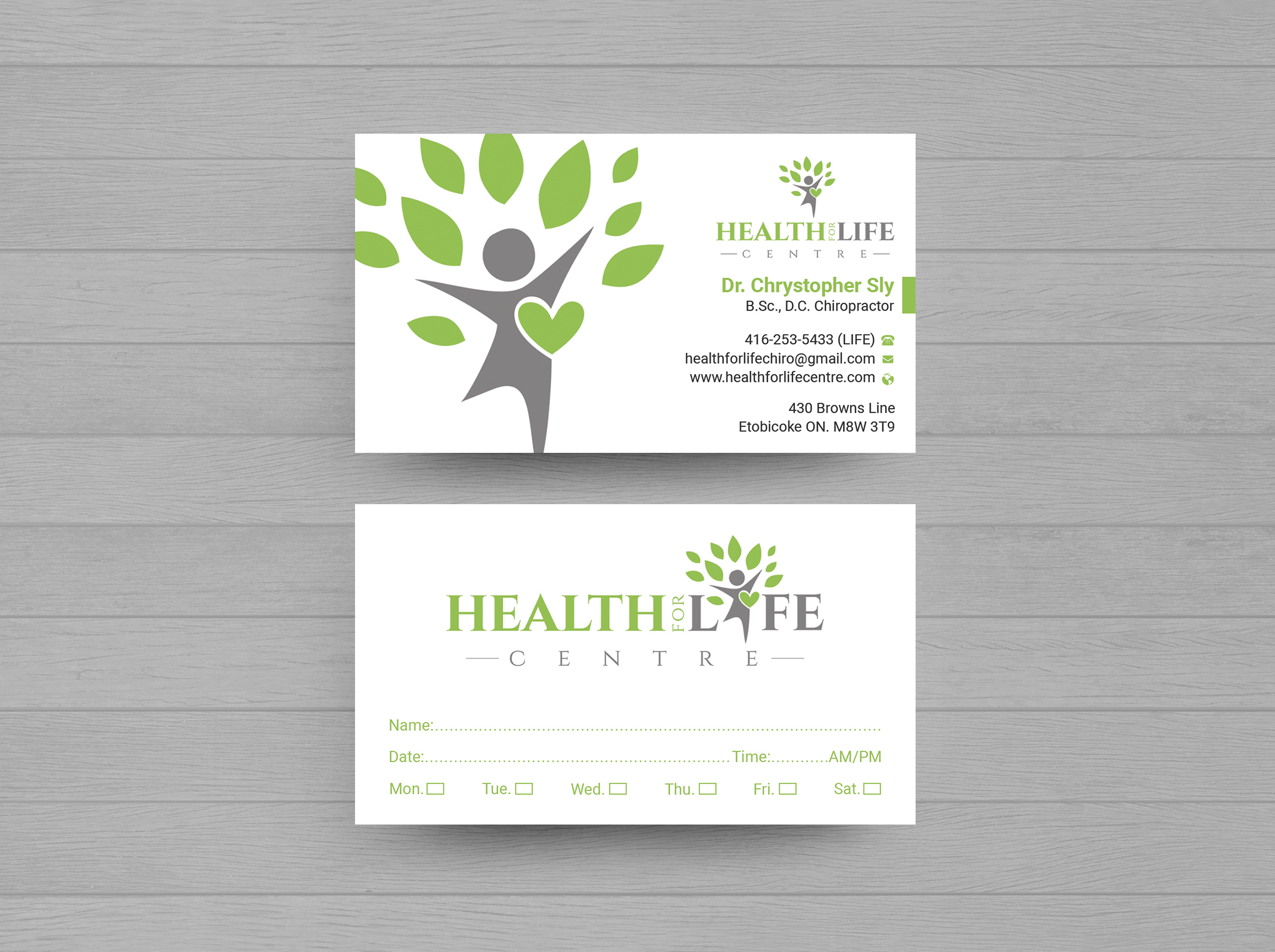 Diseño de Tarjeta de Presentación por Expert Bappy para Health For Life Centre | Diseño #32333844