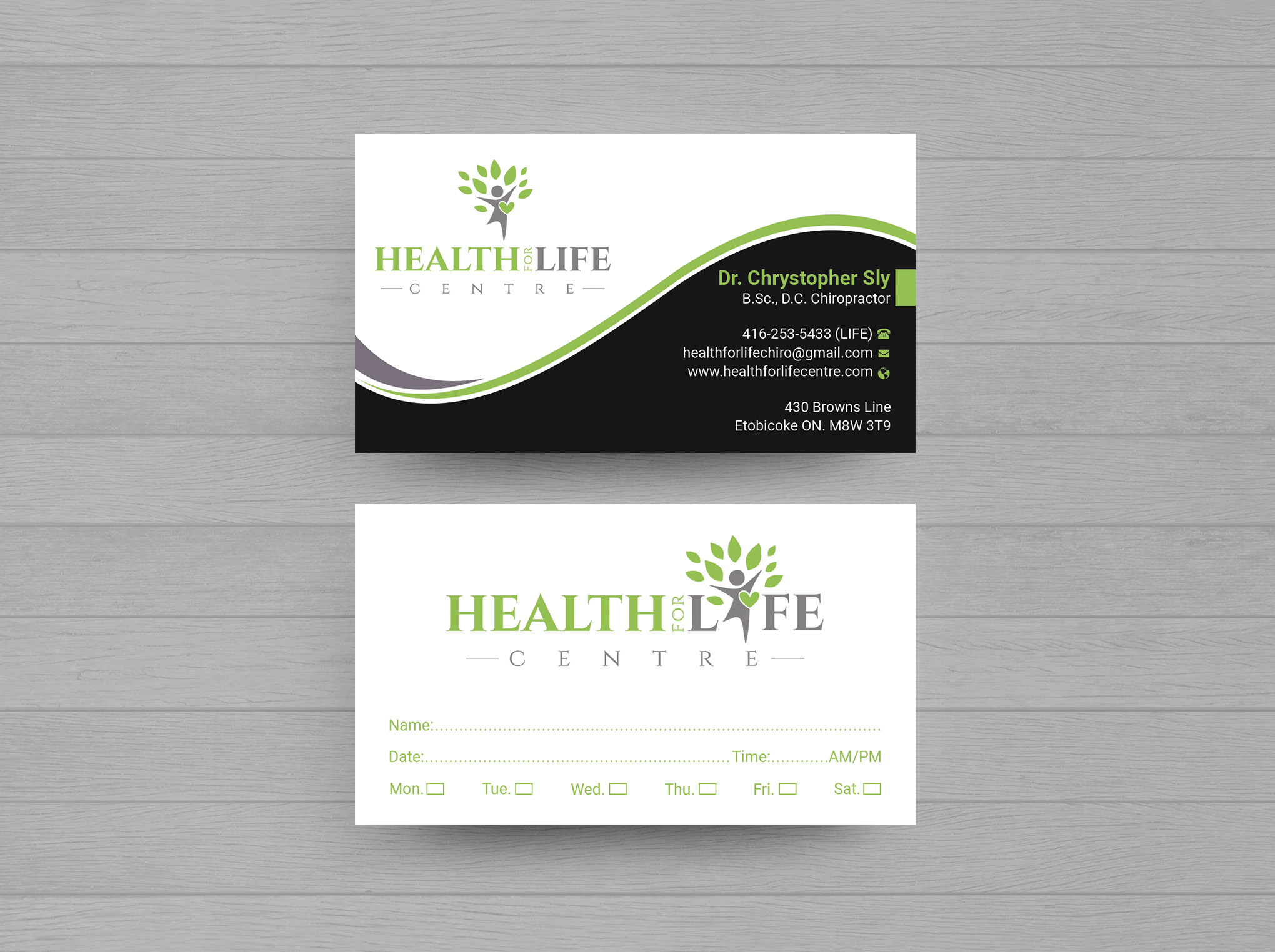 Diseño de Tarjeta de Presentación por Expert Bappy para Health For Life Centre | Diseño #32336092