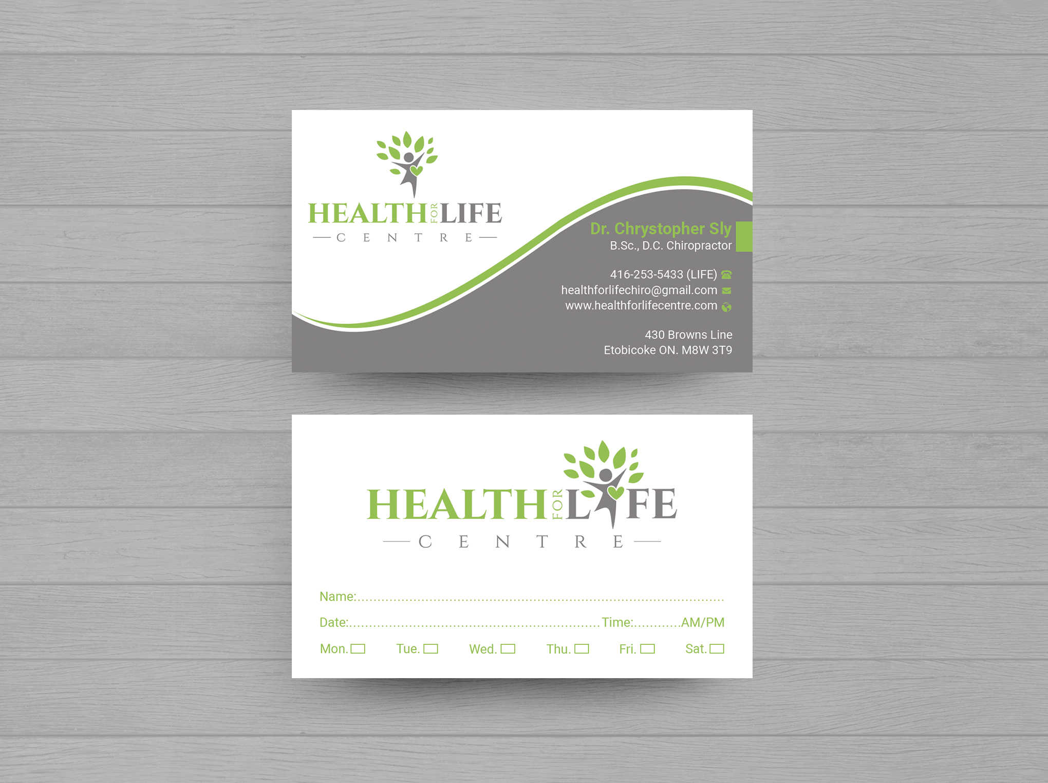 Diseño de Tarjeta de Presentación por Expert Bappy para Health For Life Centre | Diseño #32336093