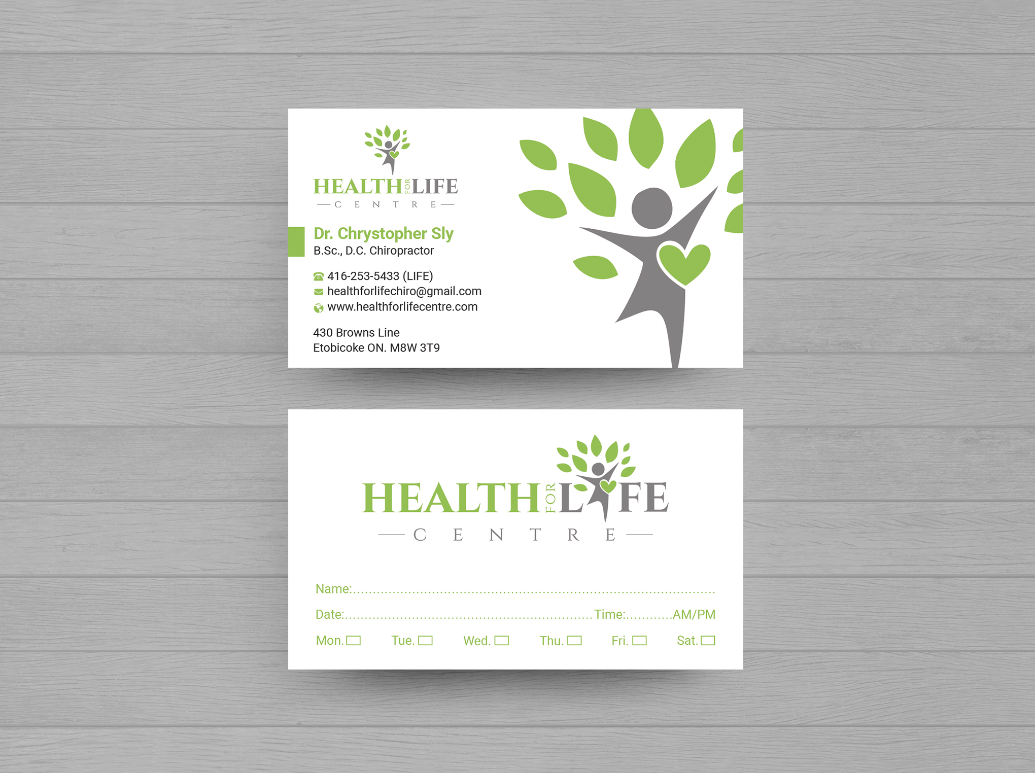Diseño de Tarjeta de Presentación por Expert Bappy para Health For Life Centre | Diseño #32336094