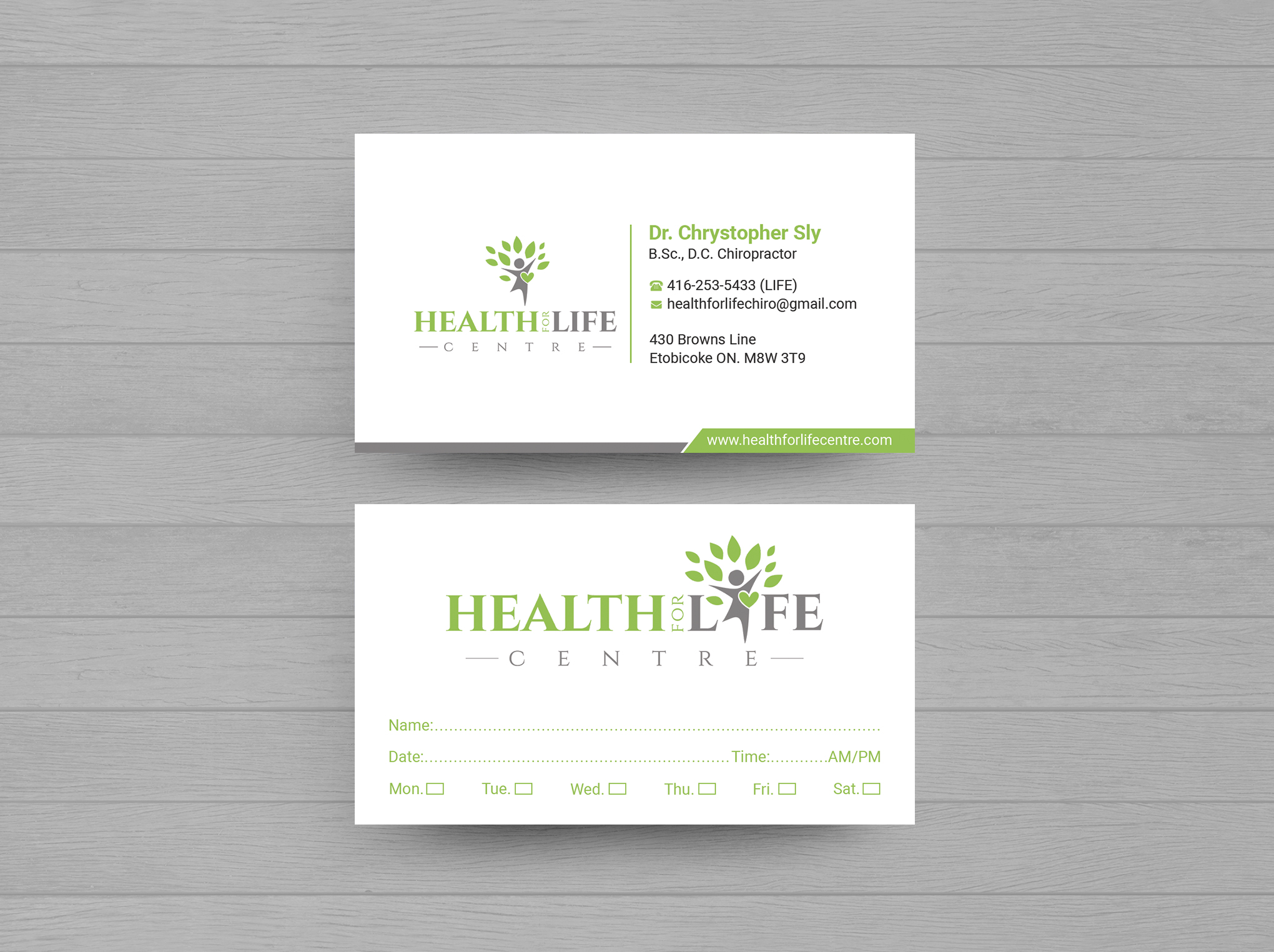 Diseño de Tarjeta de Presentación por Expert Bappy para Health For Life Centre | Diseño #32336219