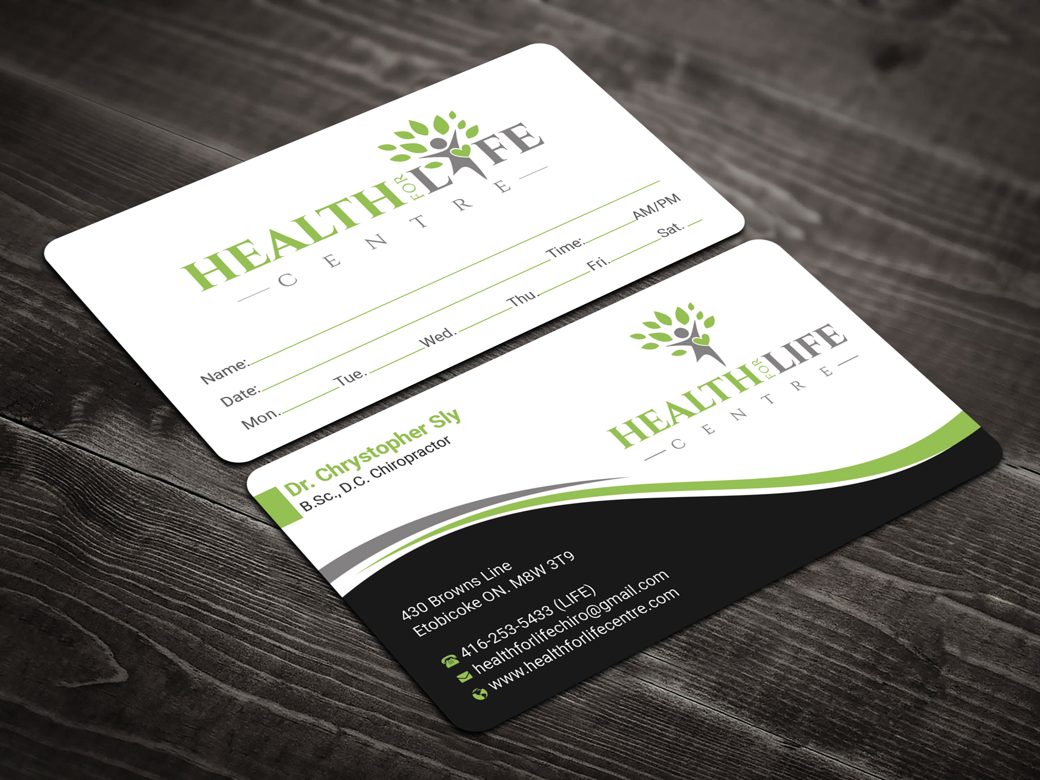 Diseño de Tarjeta de Presentación por Expert Bappy para Health For Life Centre | Diseño #32336282