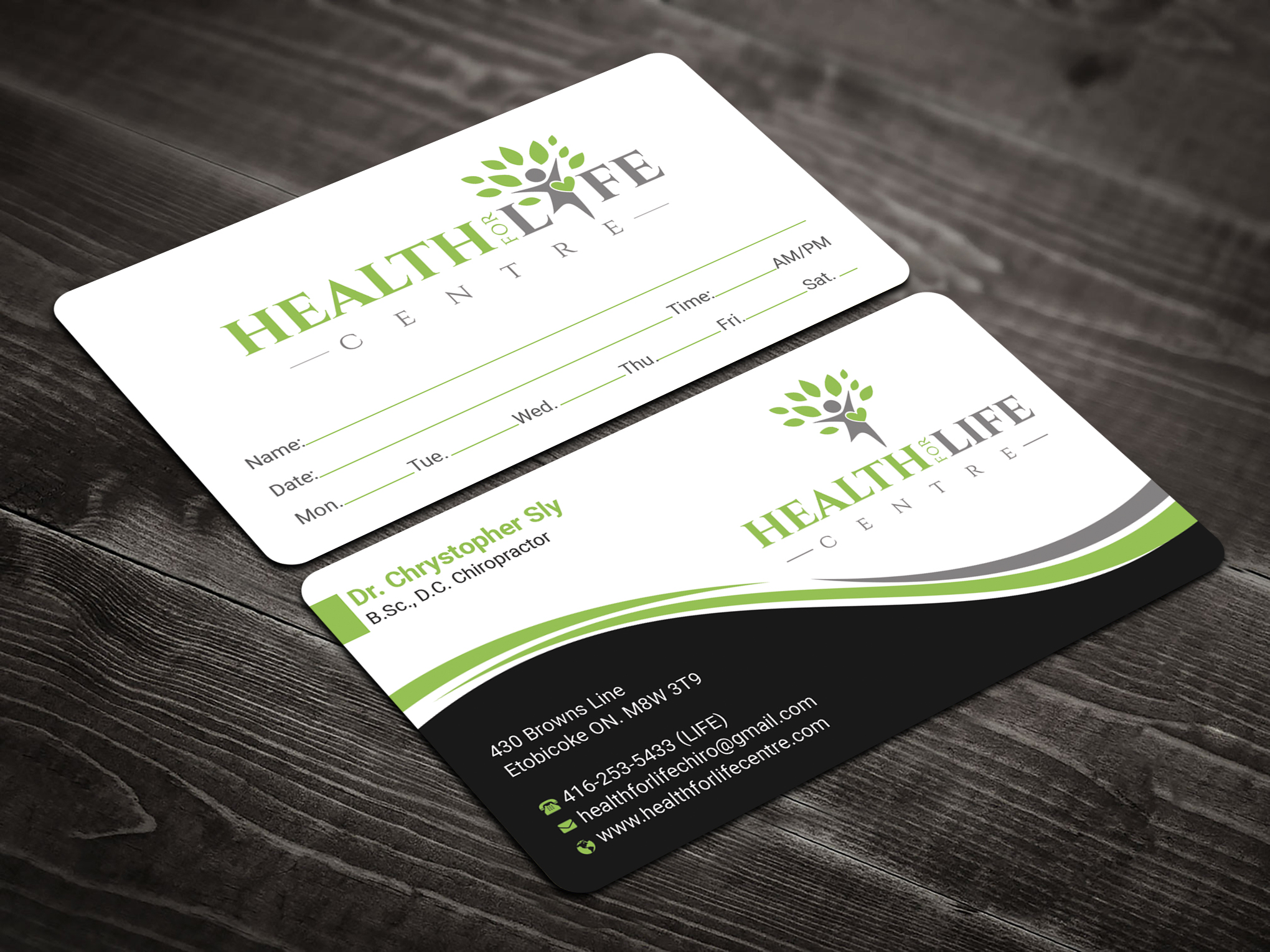 Diseño de Tarjeta de Presentación por Expert Bappy para Health For Life Centre | Diseño #32336283