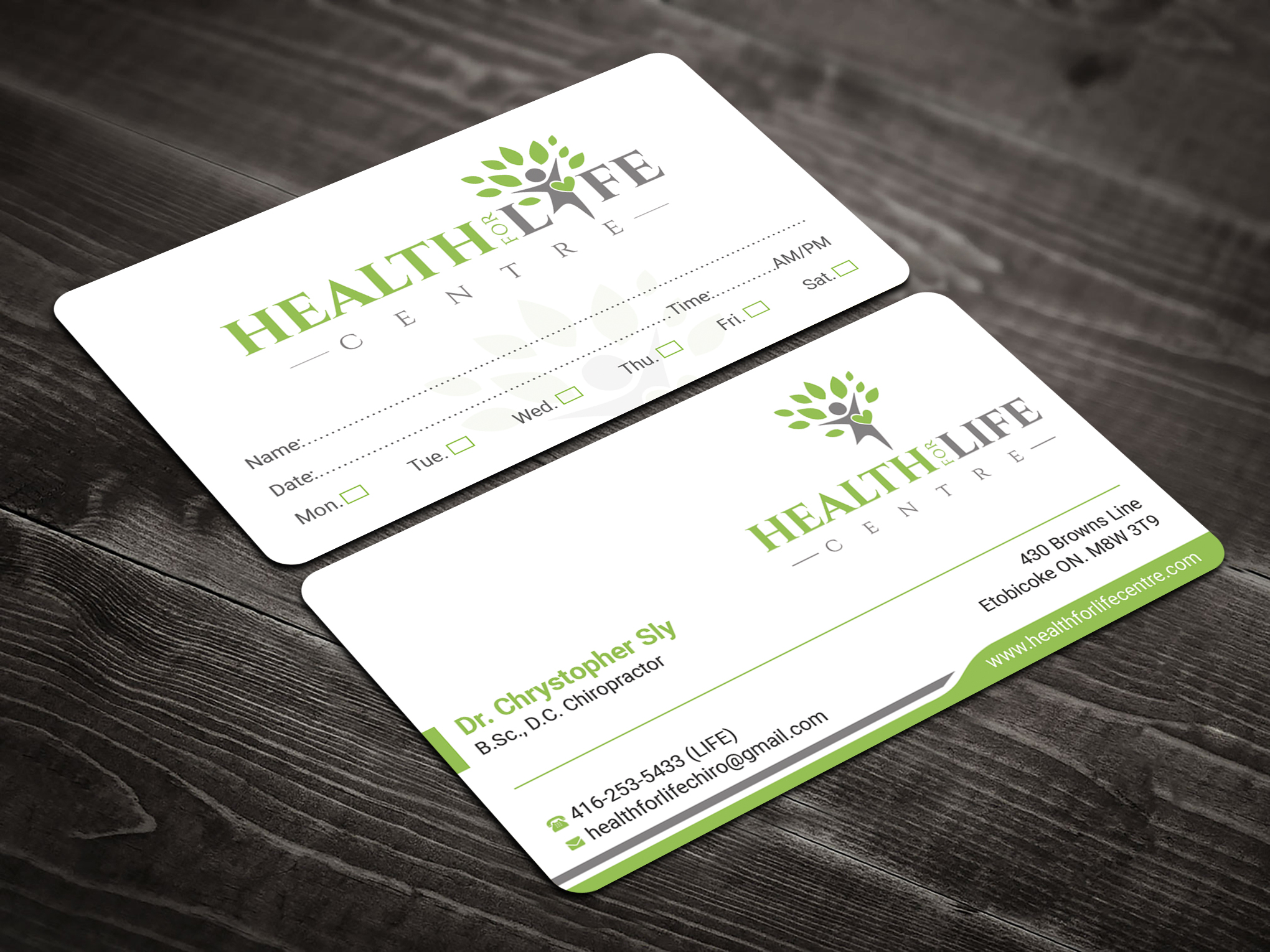 Diseño de Tarjeta de Presentación por Expert Bappy para Health For Life Centre | Diseño #32336360