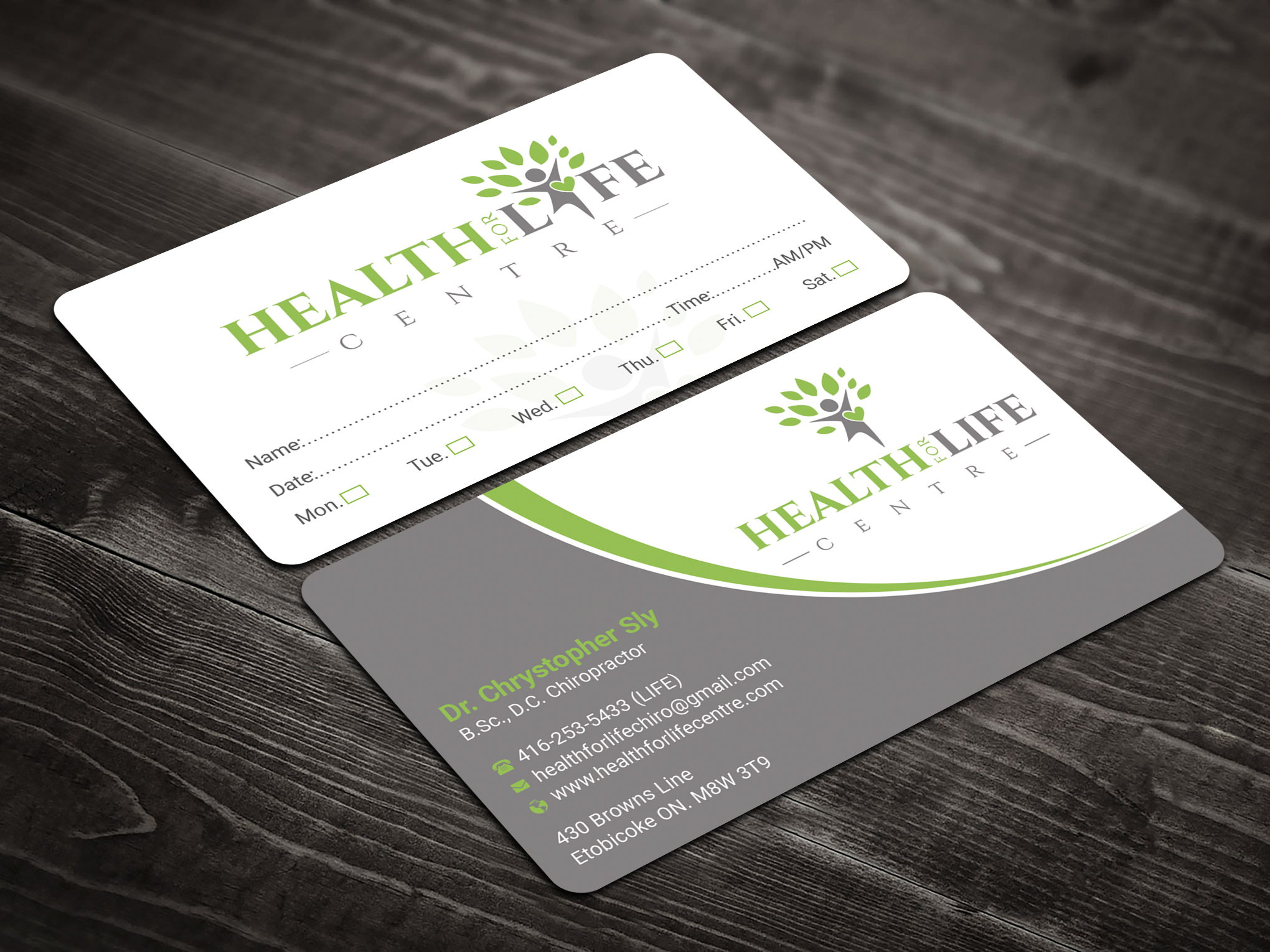 Diseño de Tarjeta de Presentación por Expert Bappy para Health For Life Centre | Diseño #32336471