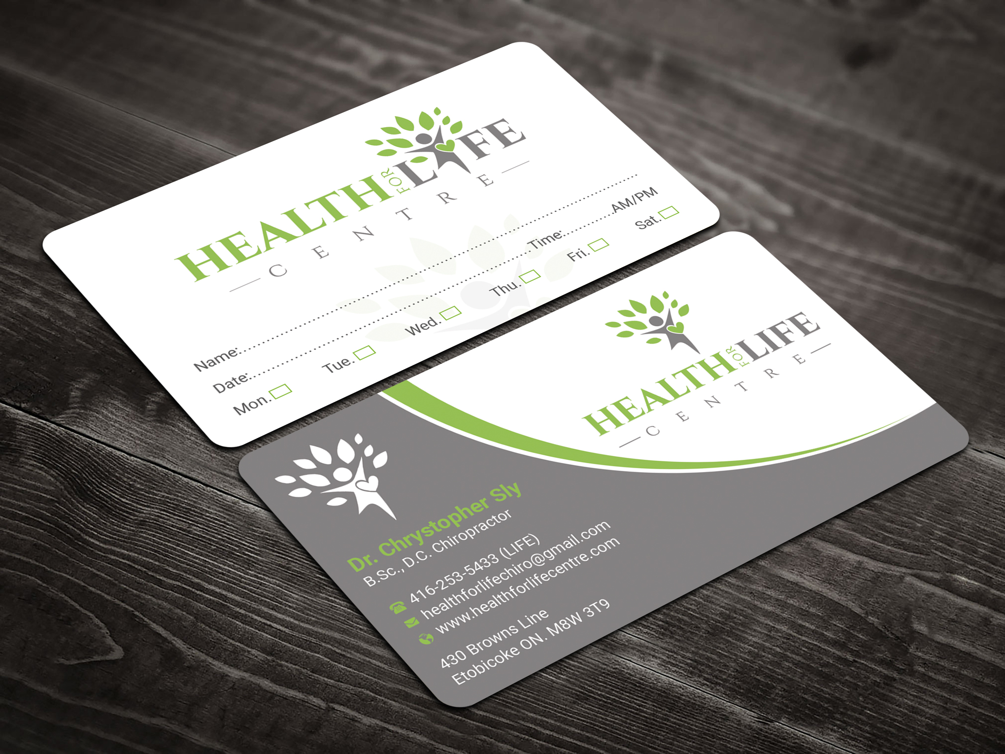 Diseño de Tarjeta de Presentación por Expert Bappy para Health For Life Centre | Diseño #32336472