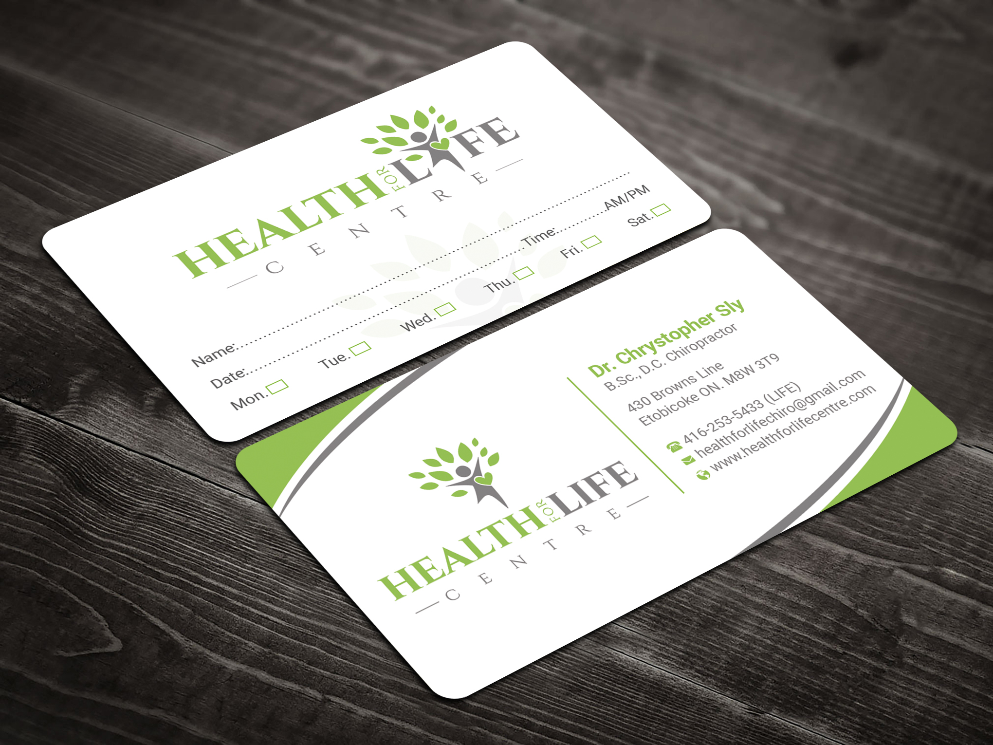 Diseño de Tarjeta de Presentación por Expert Bappy para Health For Life Centre | Diseño #32336569