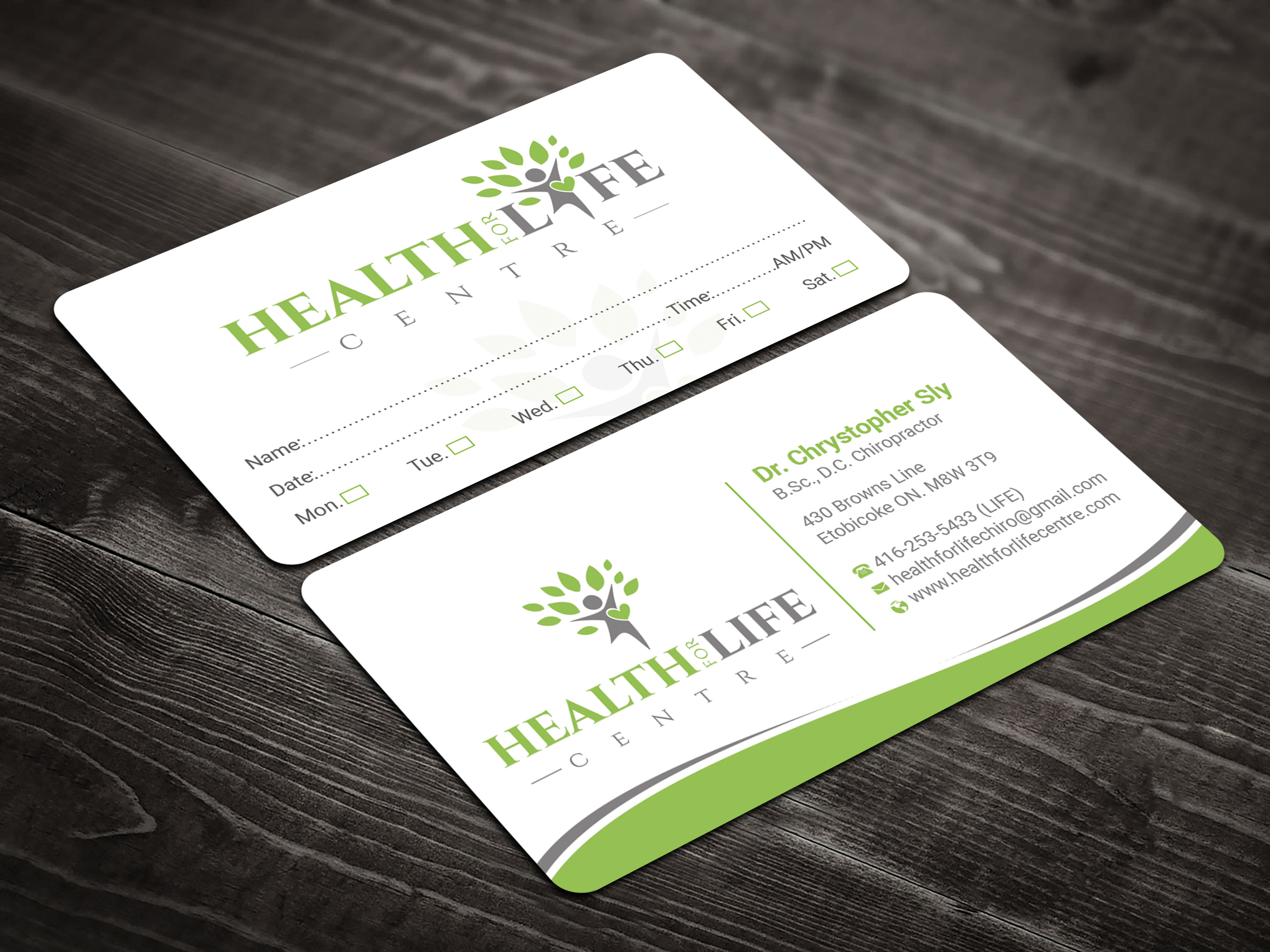 Business Card Design by Expert Bappy for Health For Life Centre | Design #32336655