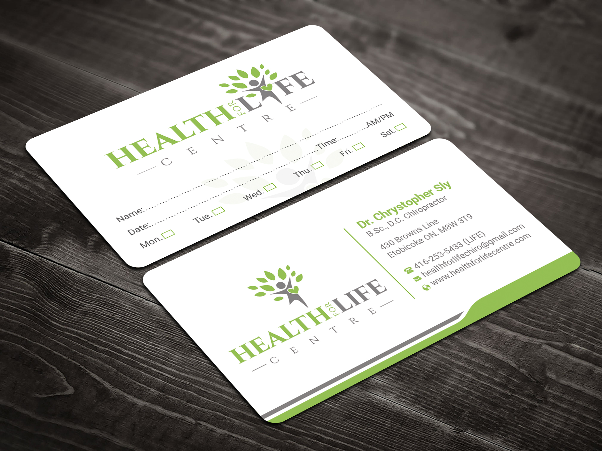 Business Card Design by Expert Bappy for Health For Life Centre | Design #32336667