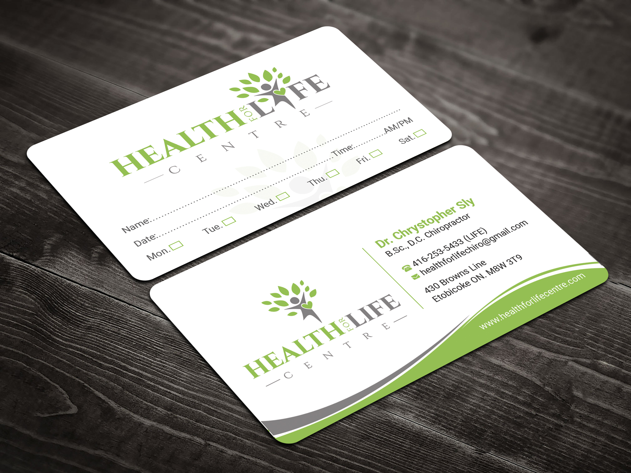 Business Card Design by Expert Bappy for Health For Life Centre | Design #32336759