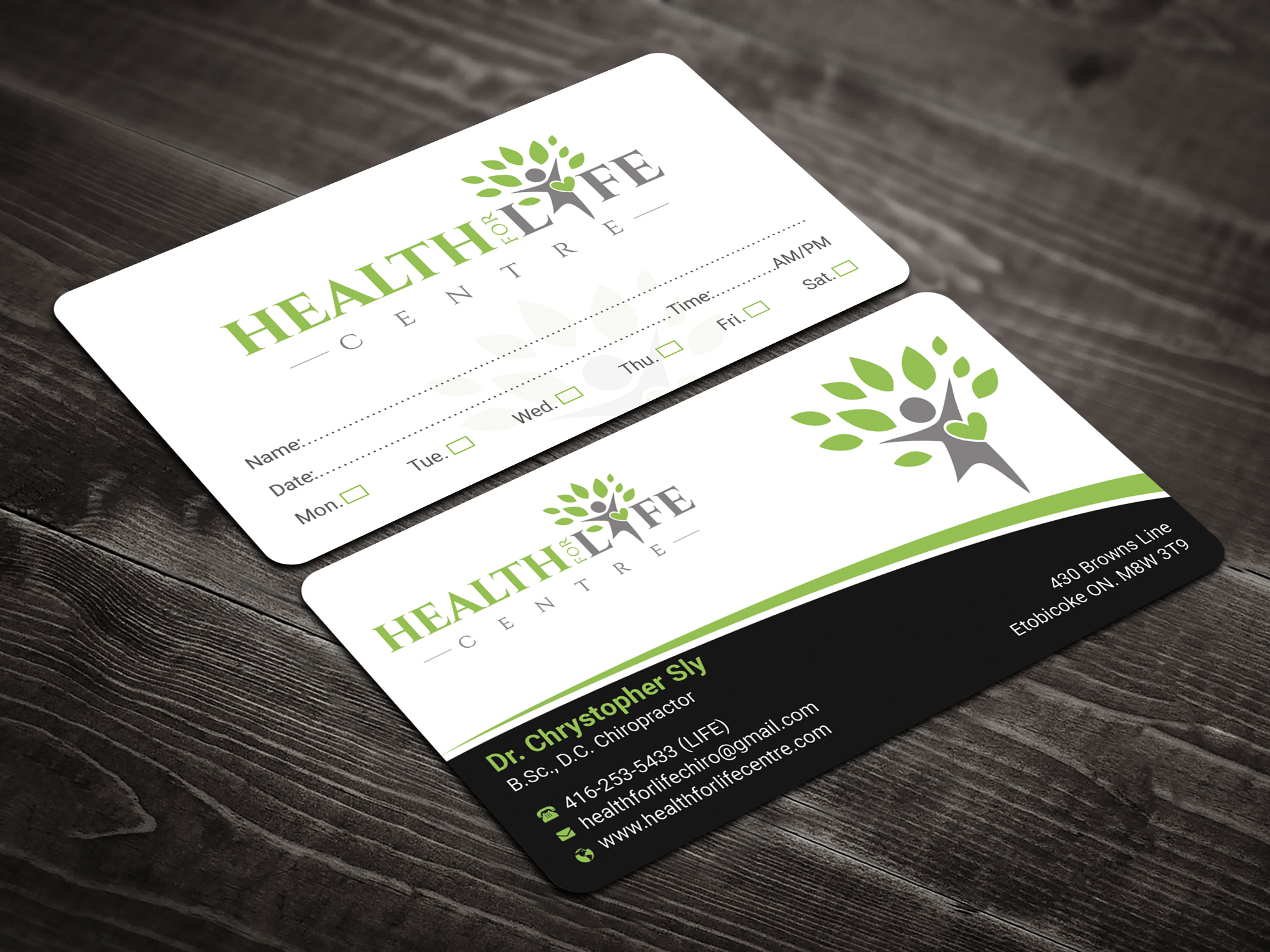 Business Card Design by Expert Bappy for Health For Life Centre | Design #32337209