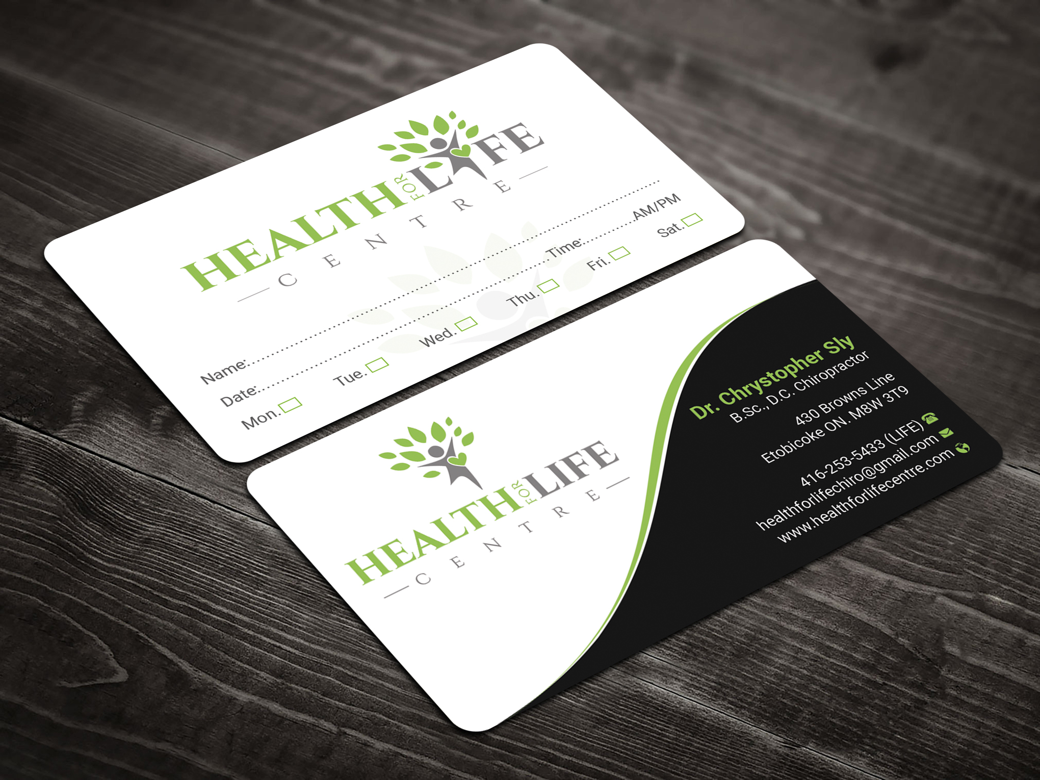 Business Card Design by Expert Bappy for Health For Life Centre | Design #32337210