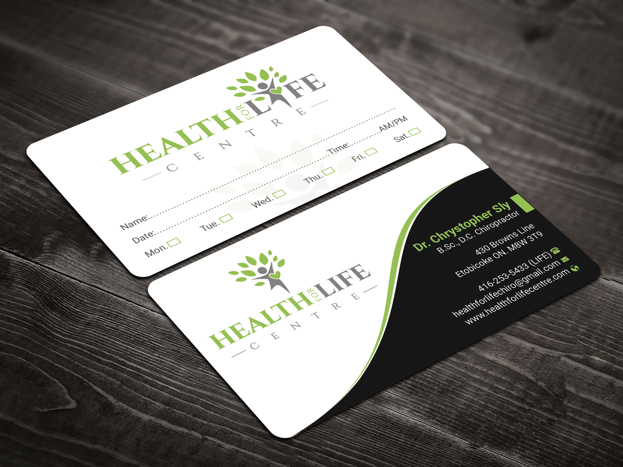 Business Card Design by Expert Bappy for Health For Life Centre | Design #32337211