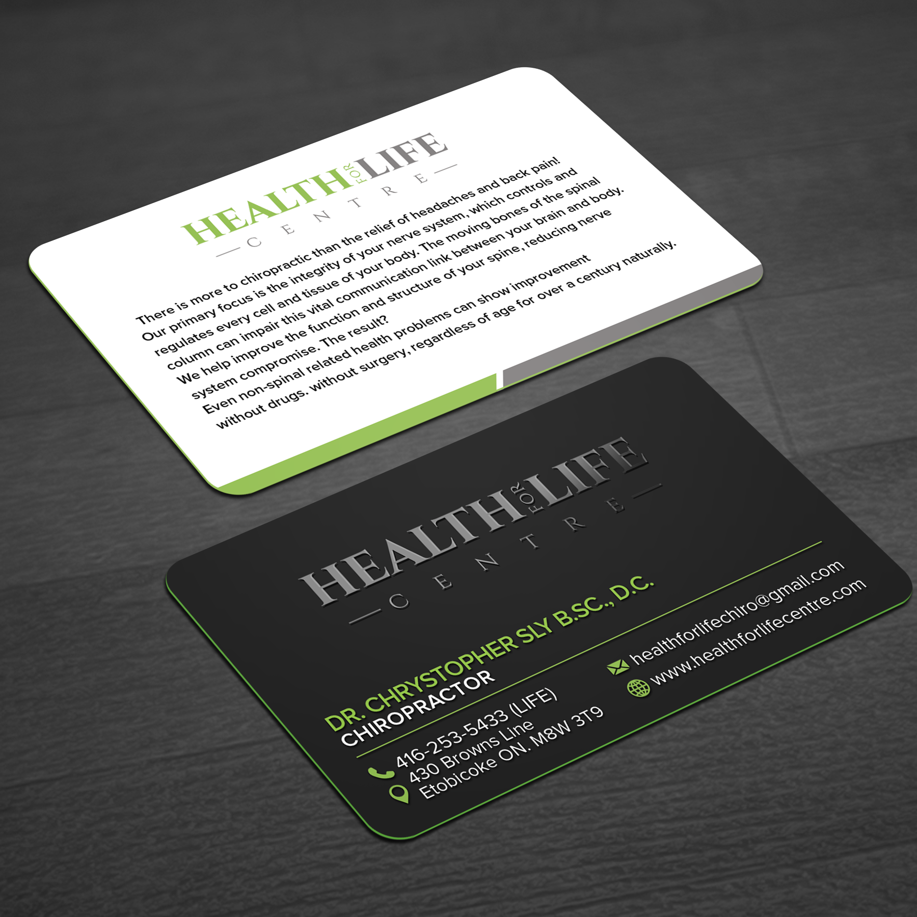 Business Card Design by WellDesign for Health For Life Centre | Design #32334647