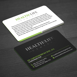 Business Card Design by WellDesign for Health For Life Centre | Design: #32334647