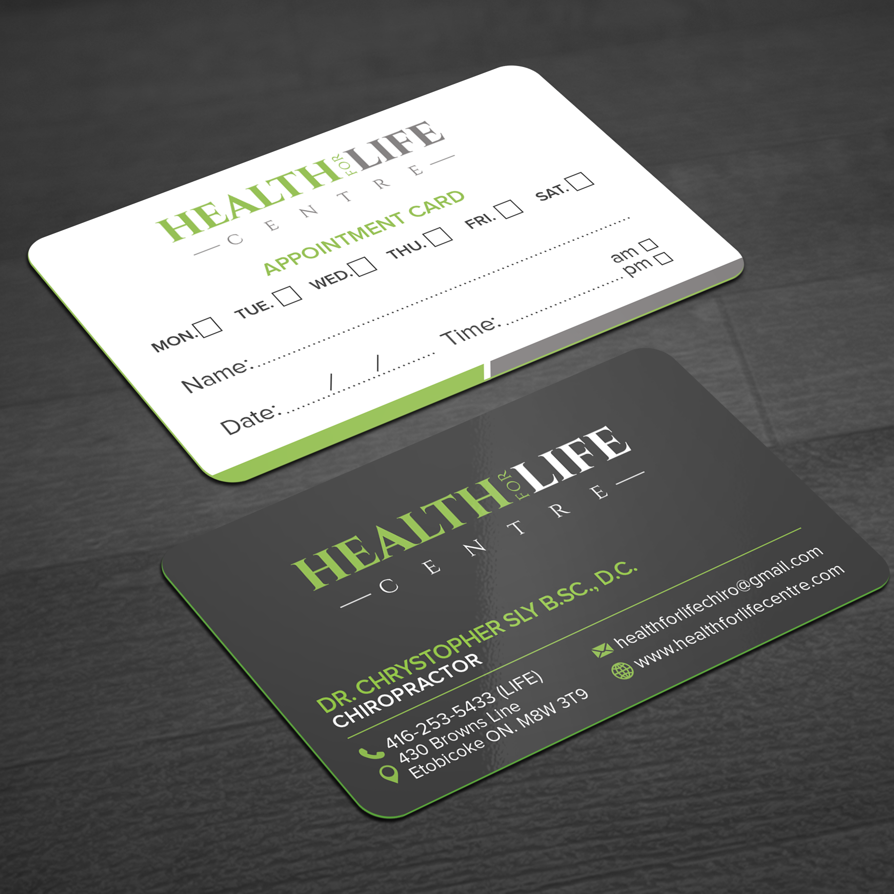Business Card Design by WellDesign for Health For Life Centre | Design #32334648