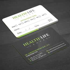 Business Card Design by WellDesign for Health For Life Centre | Design: #32334648