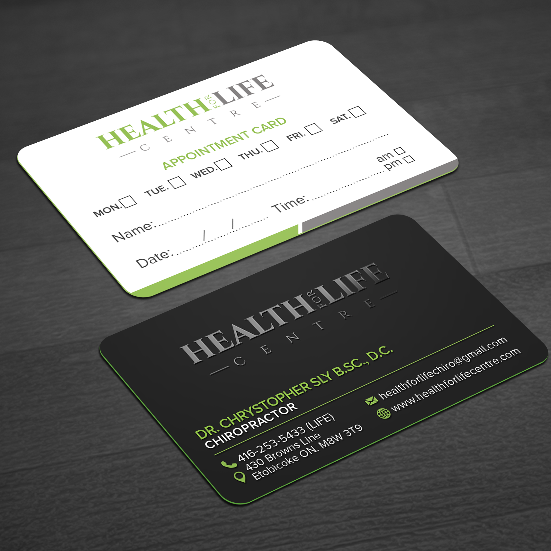 Business Card Design by WellDesign for Health For Life Centre | Design #32334649