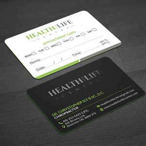 Business Card Design by WellDesign for Health For Life Centre | Design: #32334649