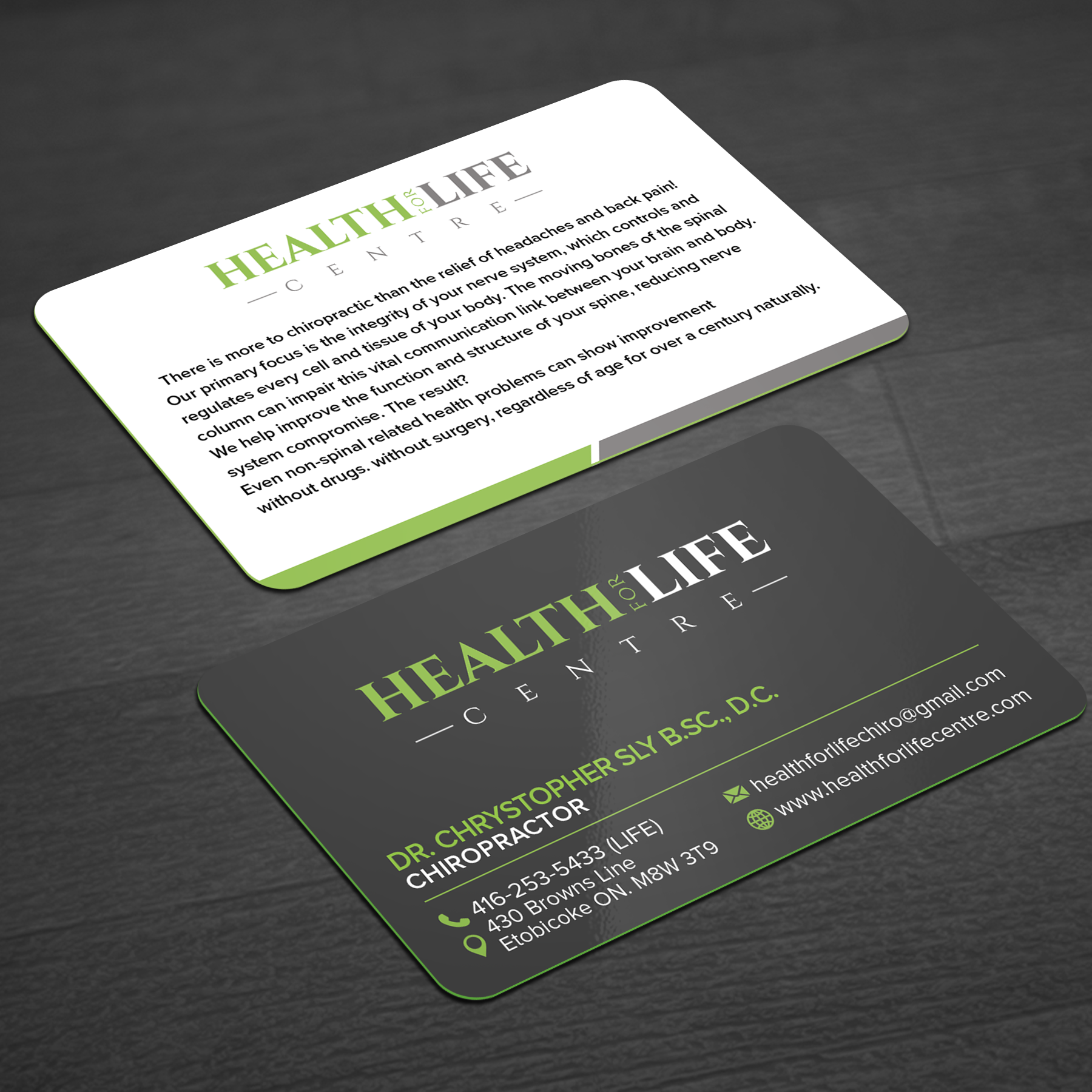 Business Card Design by WellDesign for Health For Life Centre | Design #32334650