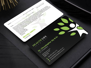 Diseño de Tarjeta de Presentación por Innovative Graphix para Health For Life Centre | Diseño: #32330268