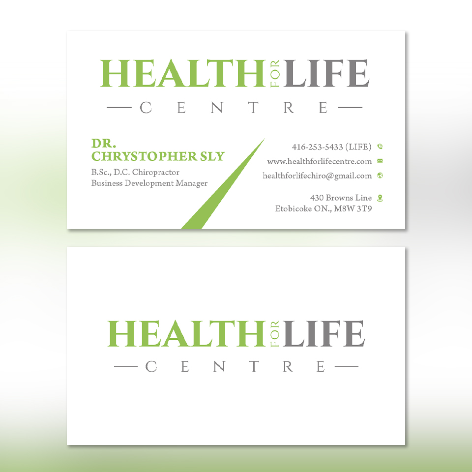 Business Card Design by YourLogoMaster for Health For Life Centre | Design #32330587